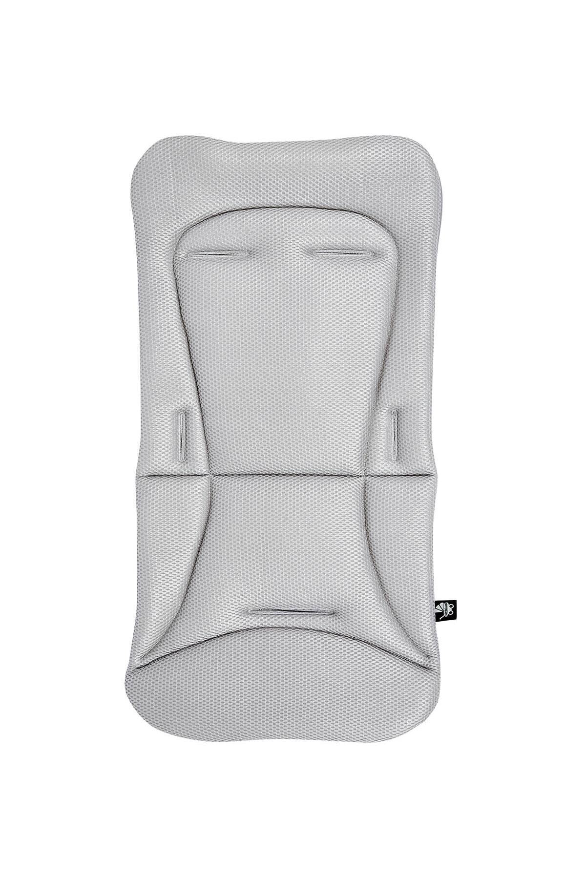 ubeybi Çift Taraflı Bebek Arabası Minderi - 3D Nefes Alan Pamuklu Oto Koltuğu ve Puset Şiltesi fotoğrafı 6 (önizleme)