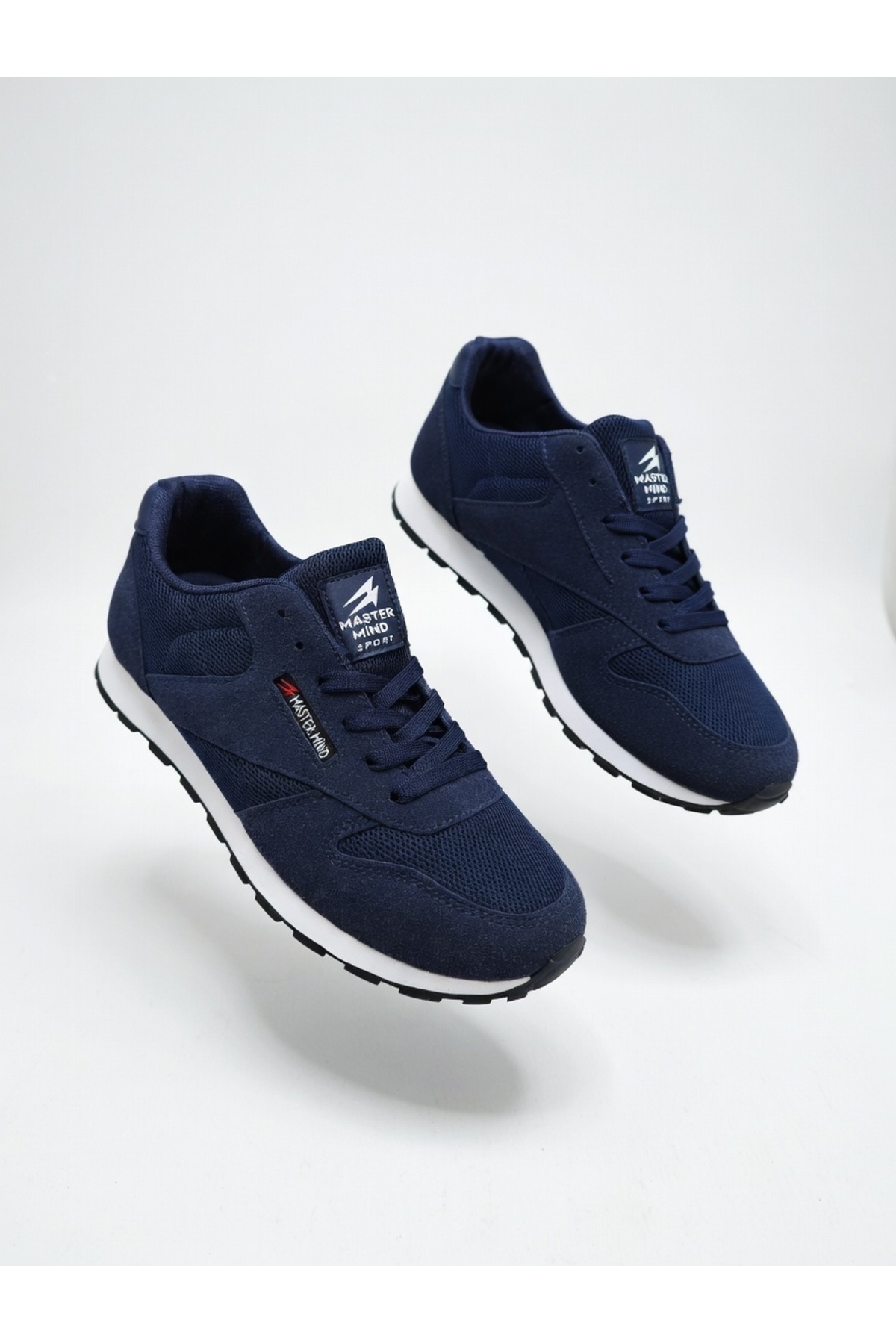 WEBORN  Erkek Günlük Ortopedik Esnek Bağcıklı Hava Alan Rahat Yumuşak Taban Sneaker Spor Ayakkabı