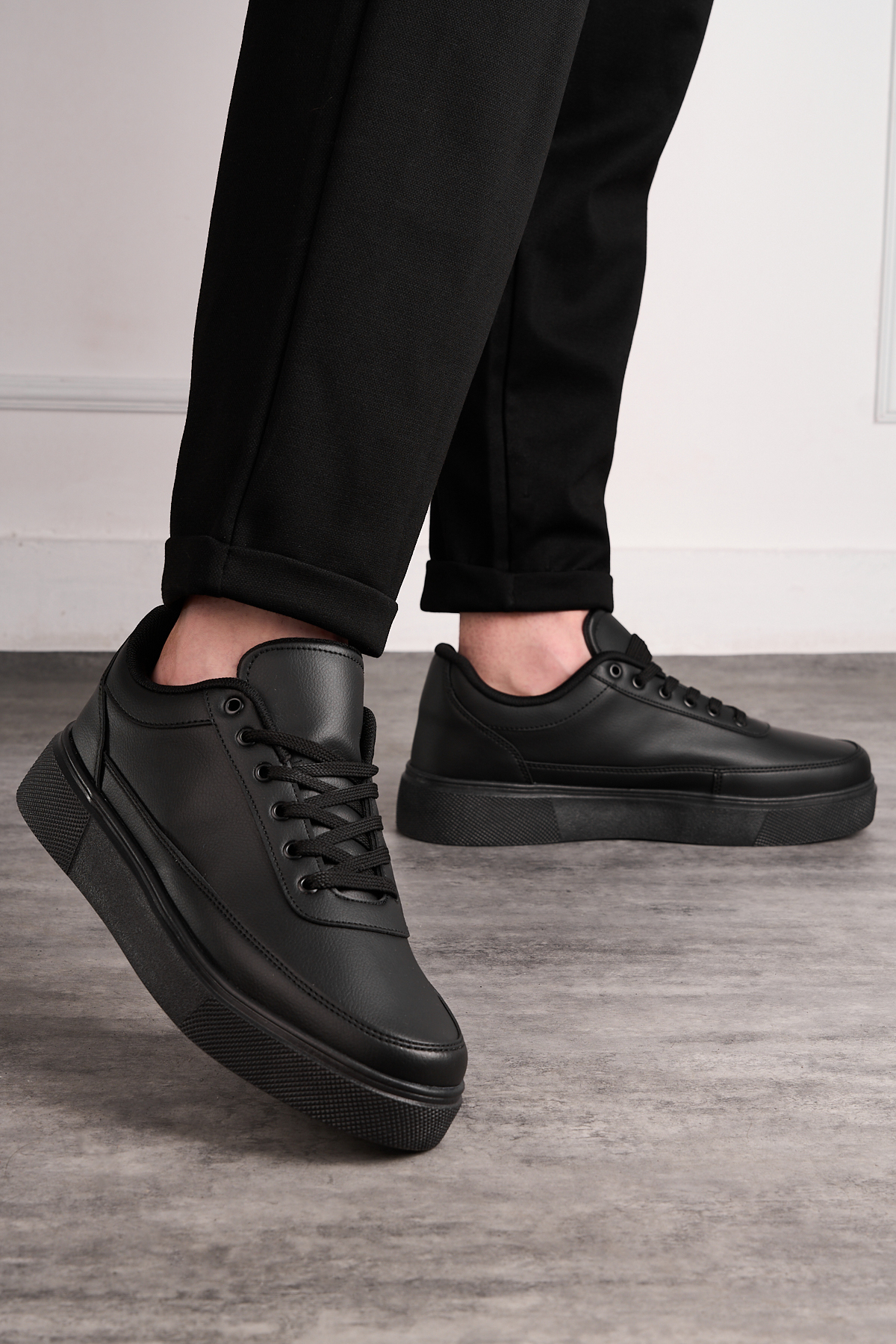 E SPORT  Siyah Günlük Erkek Sneaker Ayakkabı -182