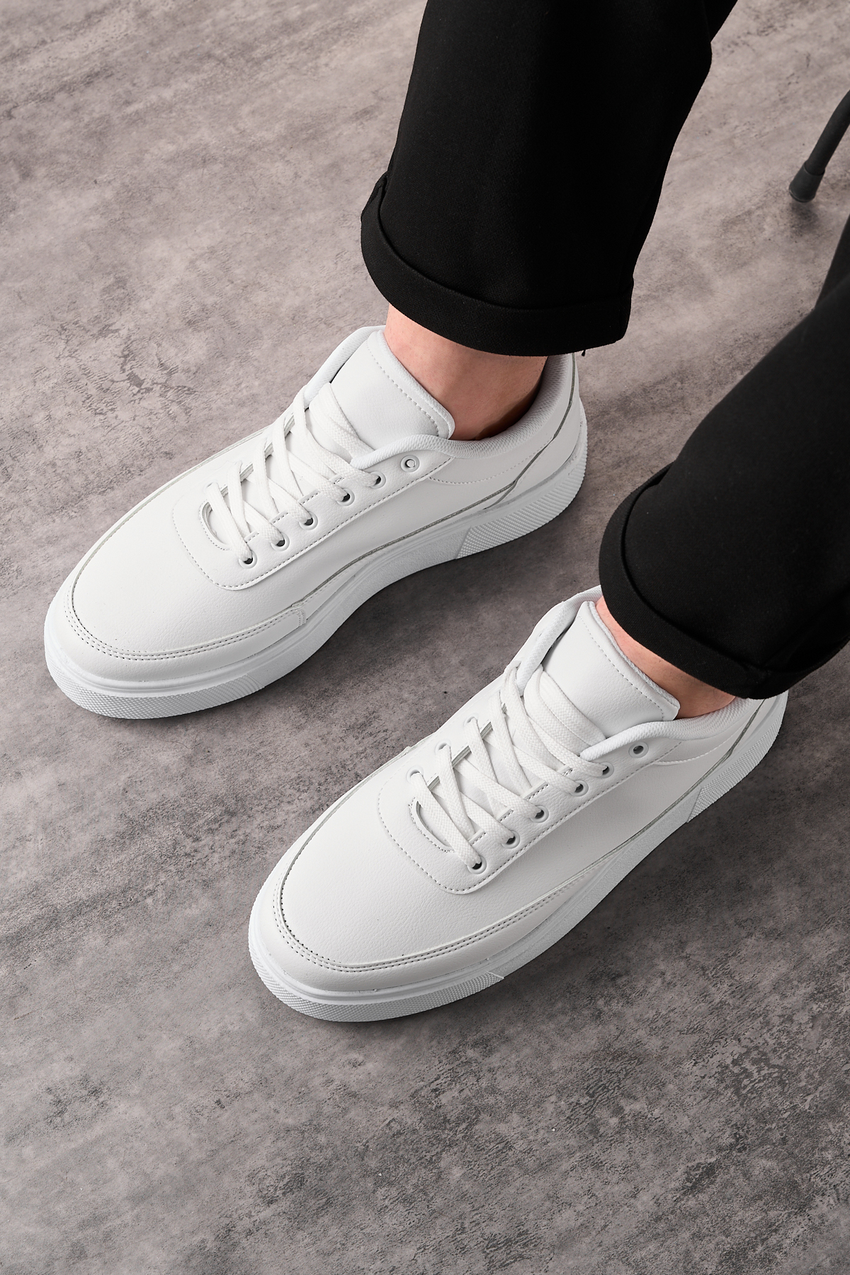 E SPORT  Beyaz Günlük Erkek Sneaker Ayakkabı -182 - Görsel 3