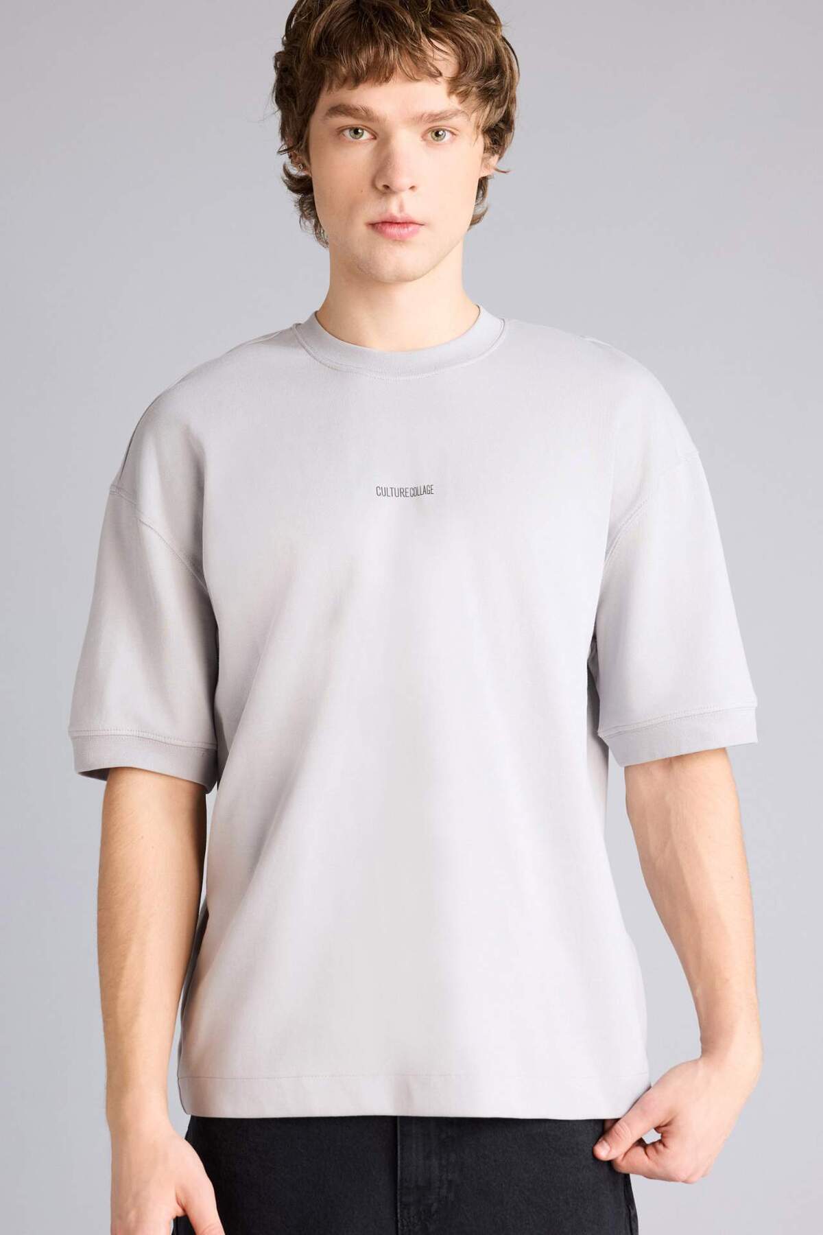 Defacto Cotton Loose Fit Printed T-Shirt H4209Ax26Sp