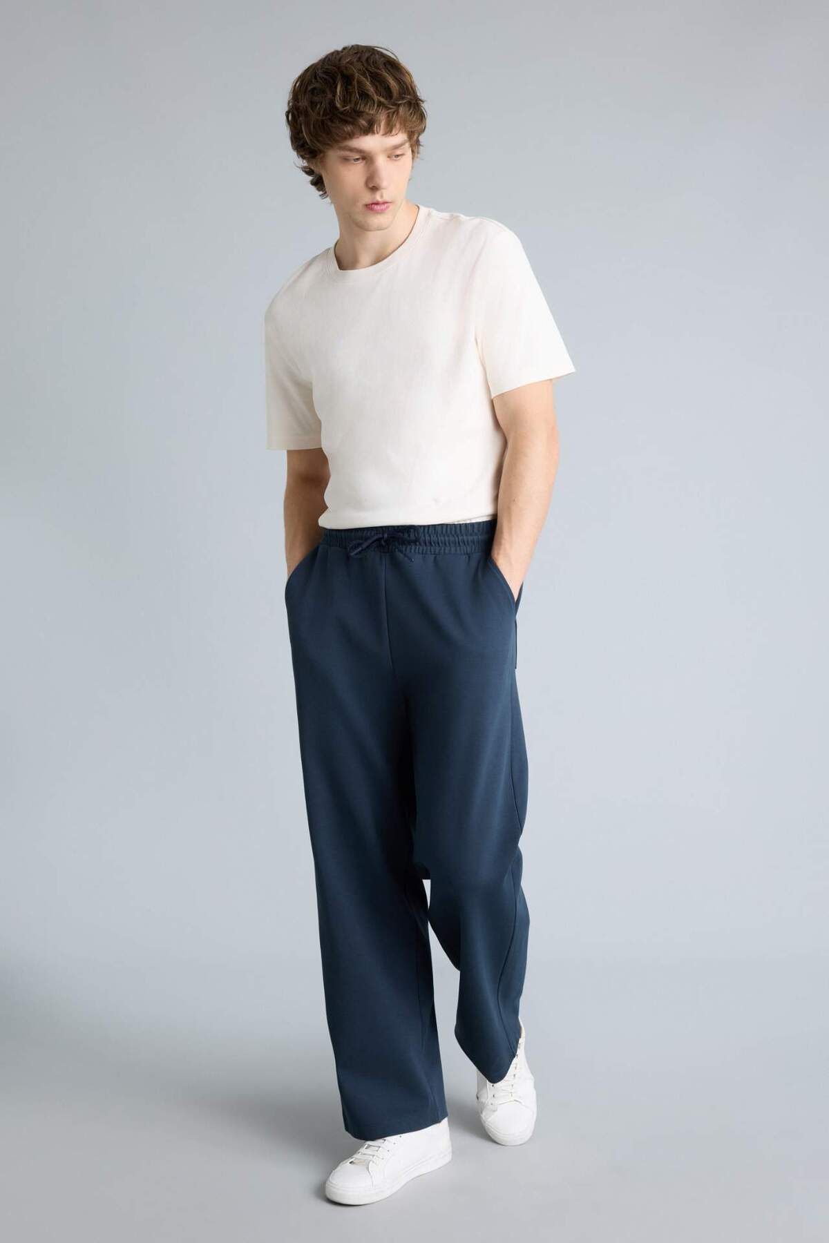 DeFacto BAGGY FIT Geniş Paça Pantolon H3094AX26SP görsel 2