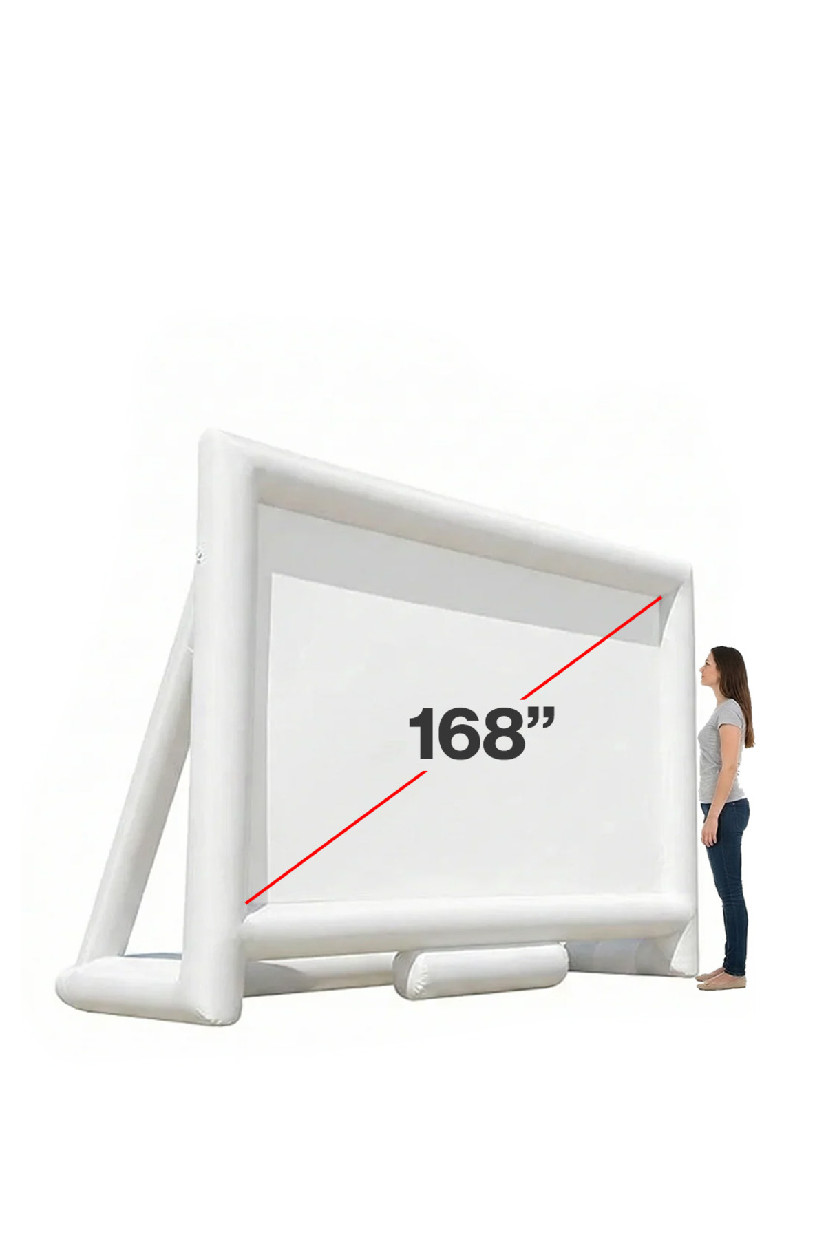 SKYVIEW Plus Şişme Yansıtma Ekranı 168 İnç