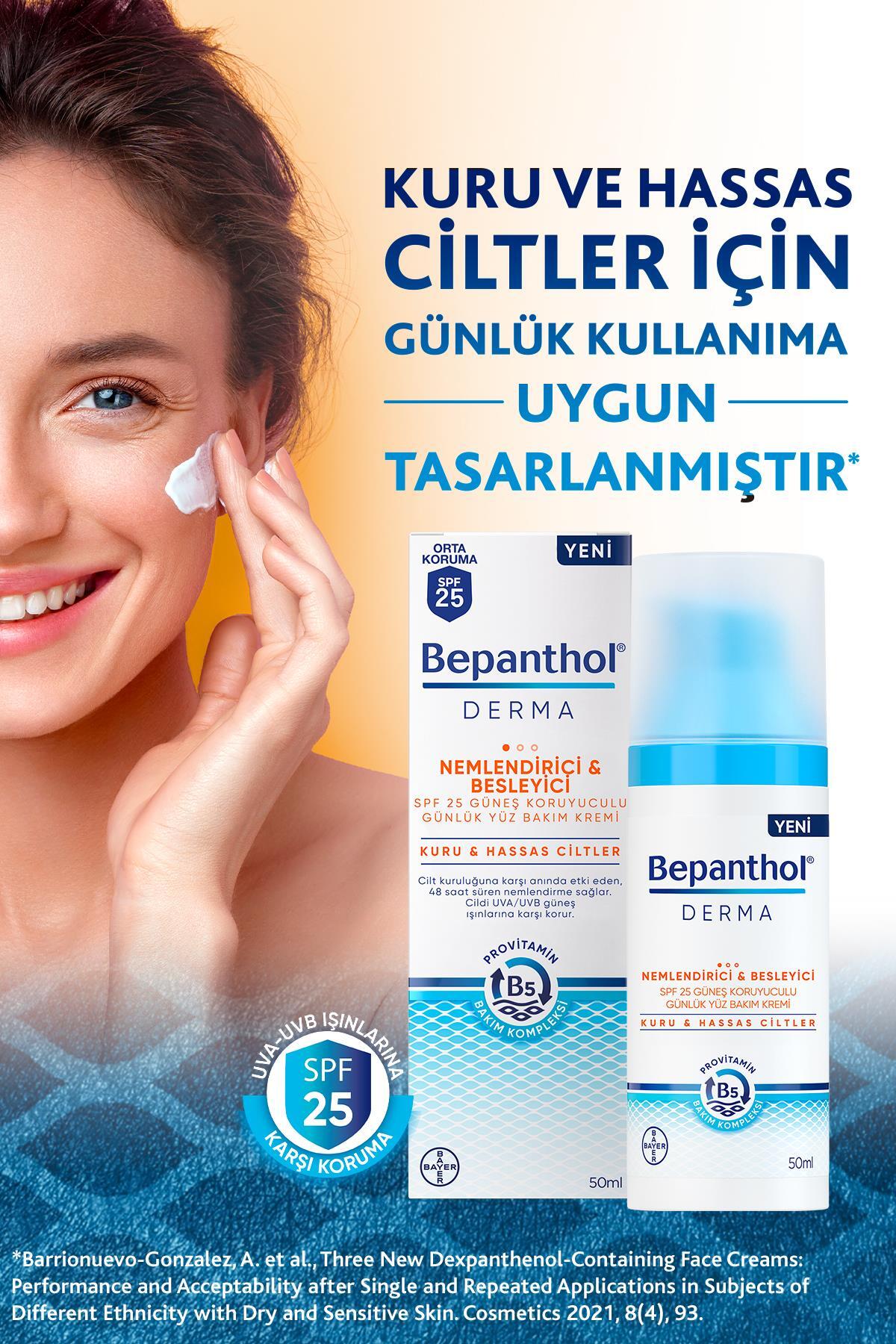 ژل پاک کننده صورت و 3 عدد کرم مراقبت روزانه صورت 5 میلی لیتری درما با SPF 25 - مرطوب کننده قوی — SET.BPTN.113 — تصویر 4 از 7