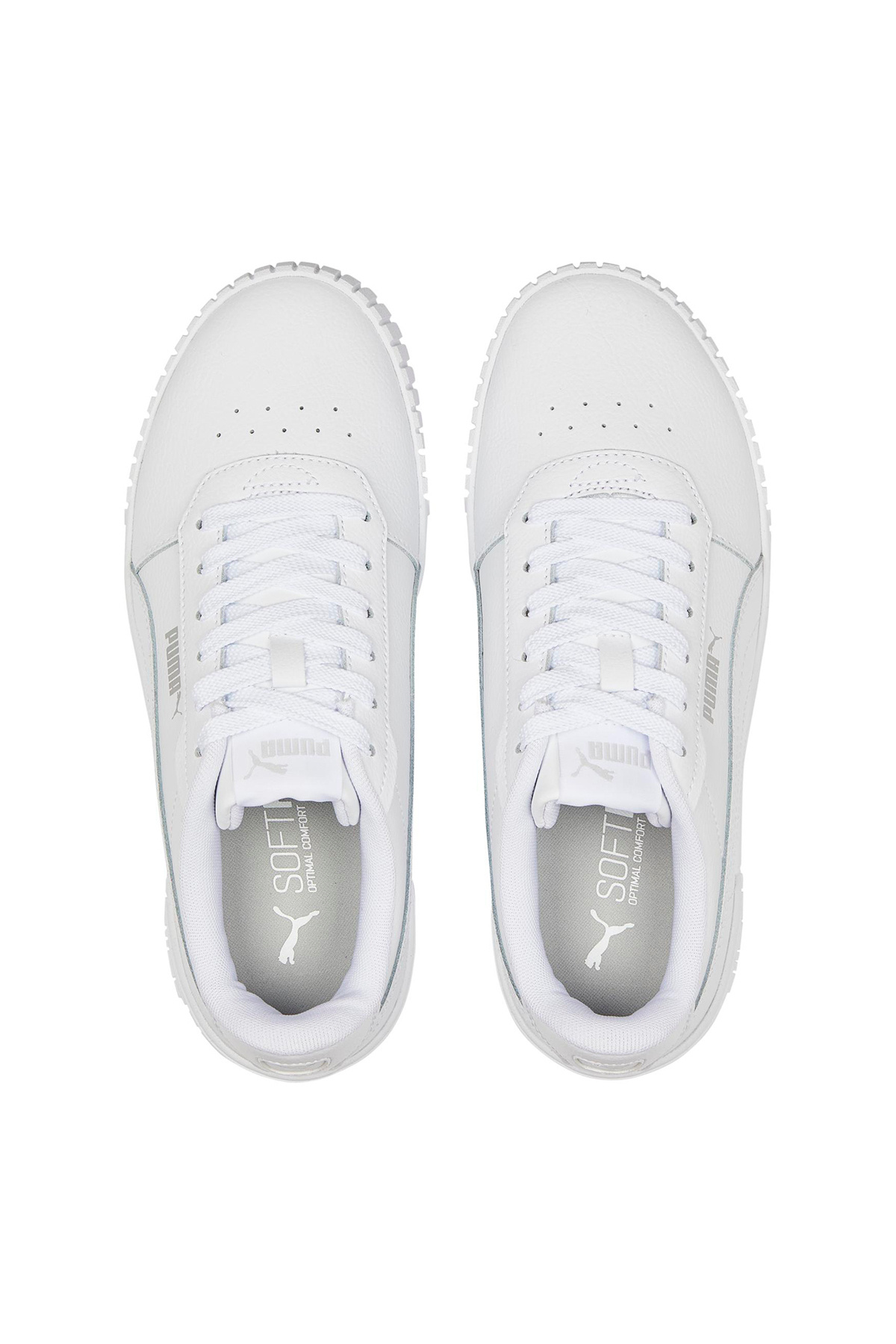 Puma Carina 2.0 Kadın Beyaz Sneaker Ayakkabı 38584902 görsel 2