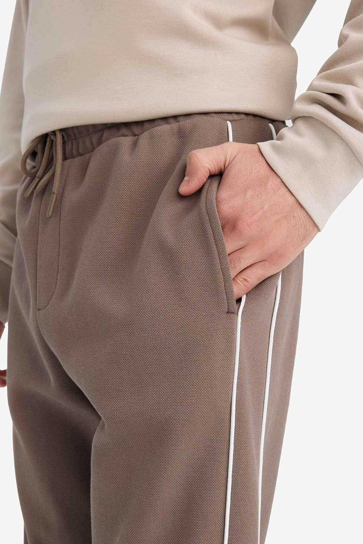 DeFacto Slım Fit Fermuar Cepli Uzun Boy Pike Pantolon F8514AX26SP görsel 4