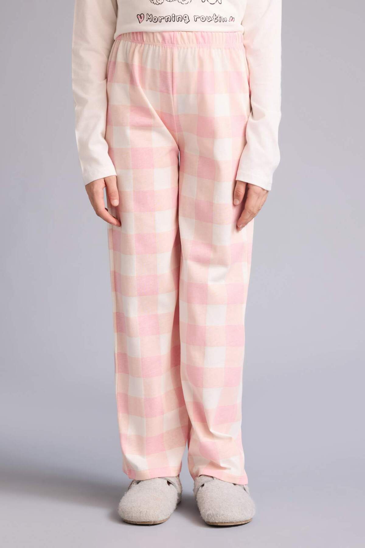 Defacto %100 Pamuklu 2'li Pijama Takımı Kız Çocuk H0102A826SP fotoğrafı 5 (önizleme)