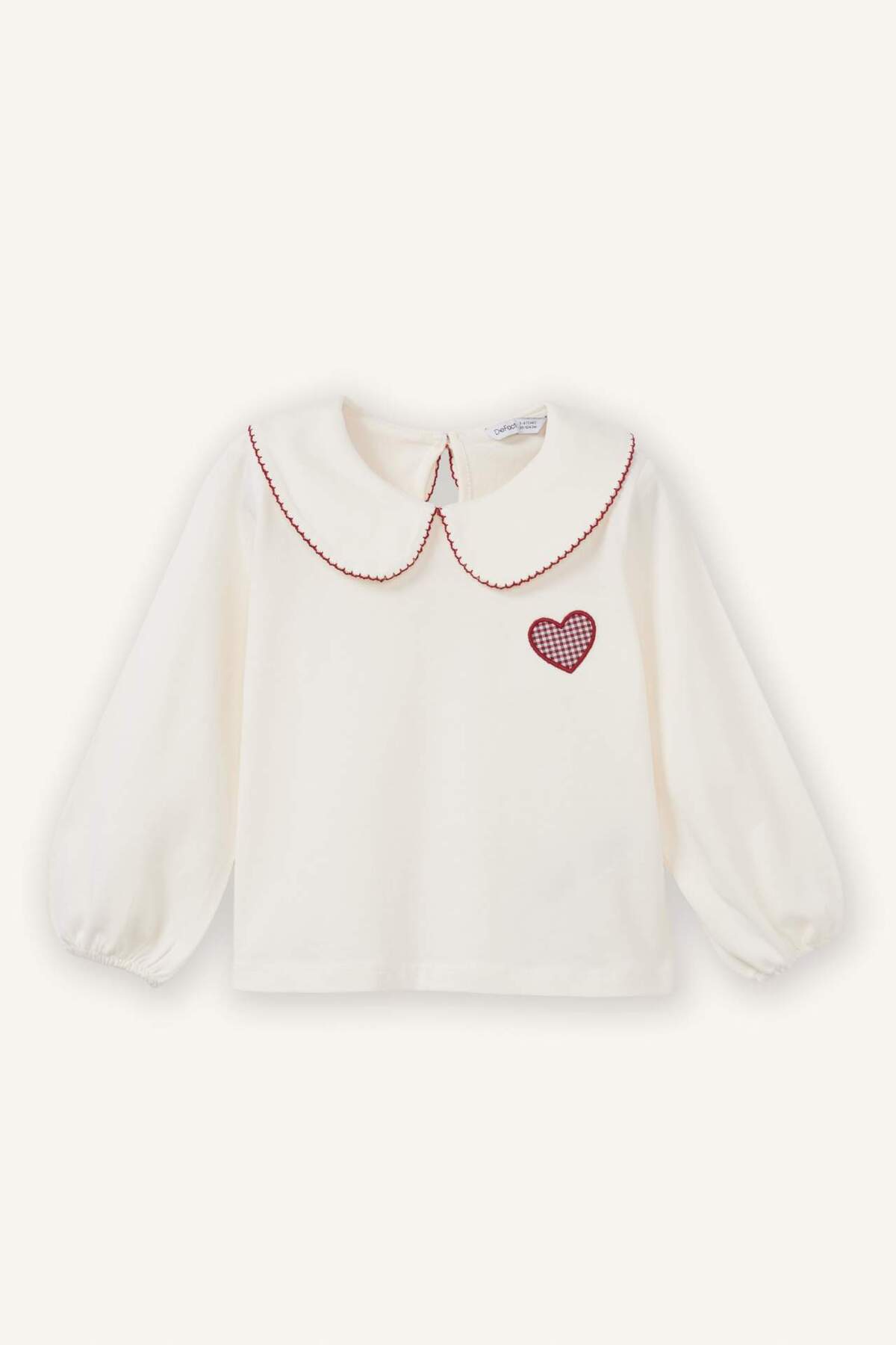 Defacto 100% Cotton Long Sleeve T-Shirt Baby Girl G8159A526Sp