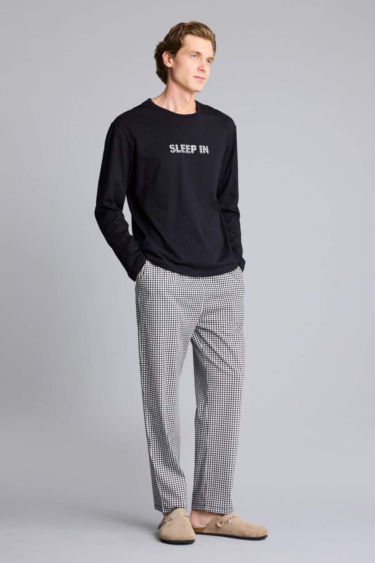 Defacto  Regular Fıt Uzun Kollu 2li Takım H3214AX25WN - Görsel 2