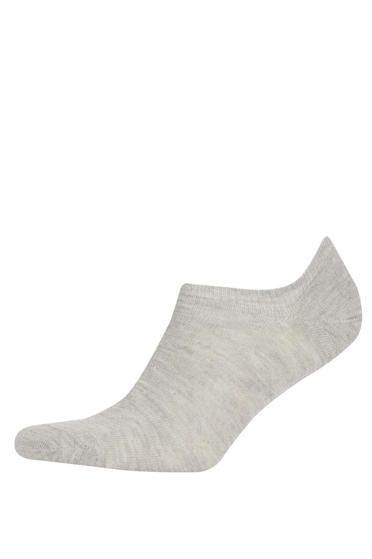 Defacto  Erkek Pamuklu 3lü Sneaker Çorabı K4595AZNS - Görsel 4