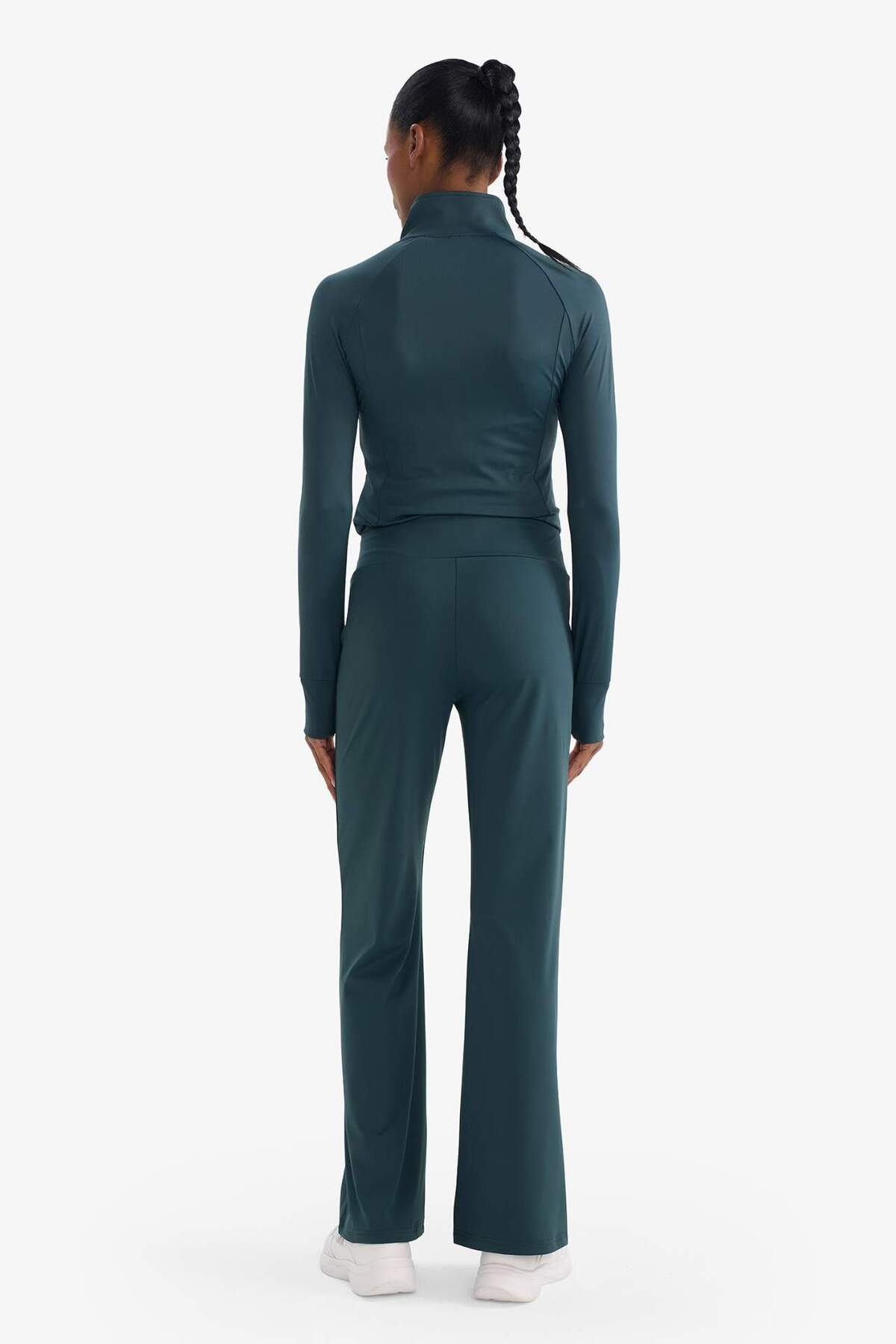 DeFacto Esnek Kumaş Wide Leg Sporcu Pantolon E9556AX26SP görsel 6
