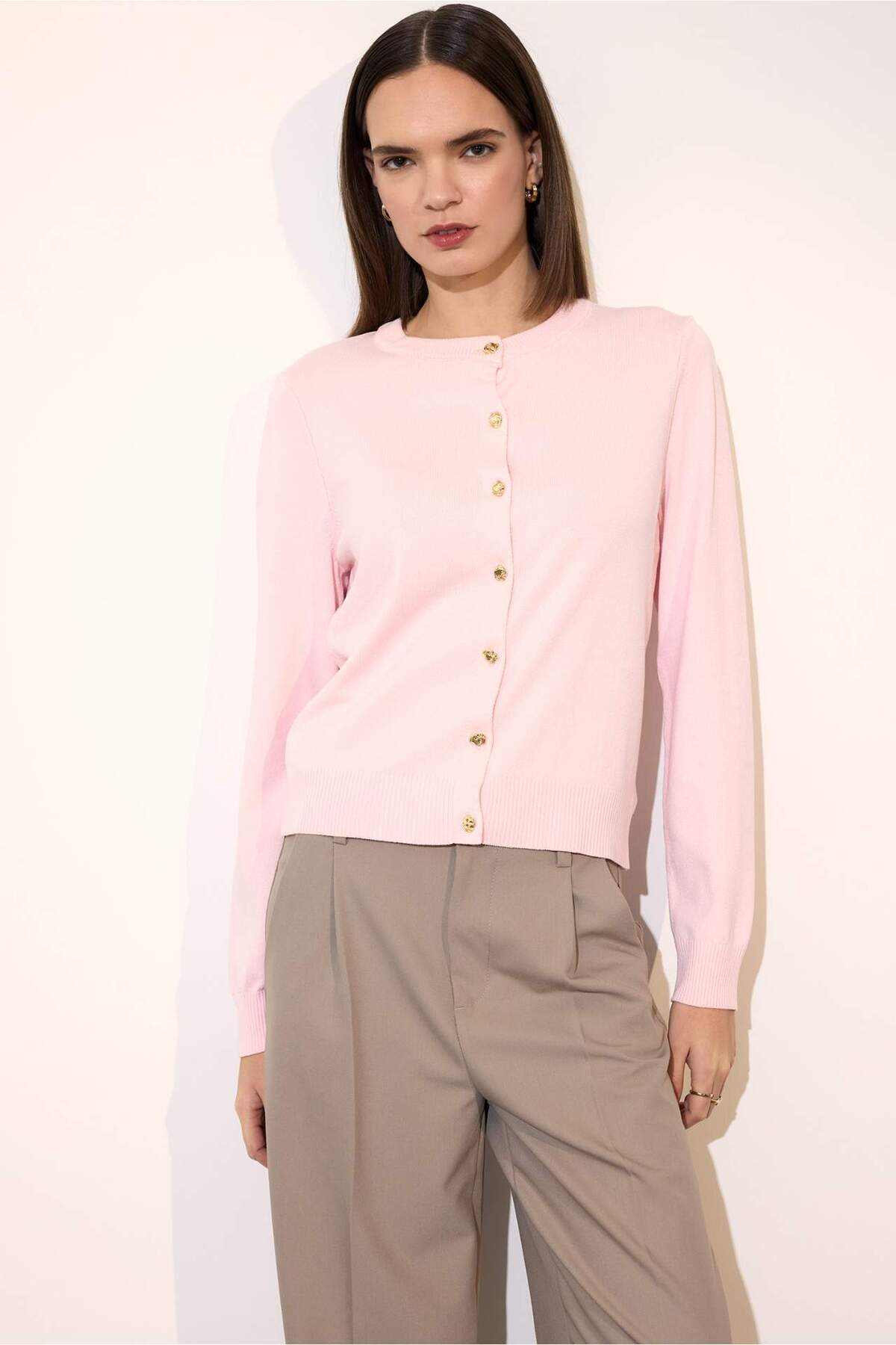 DeFacto Regular Fit Triko Hırka G8679AX26SP görsel 3