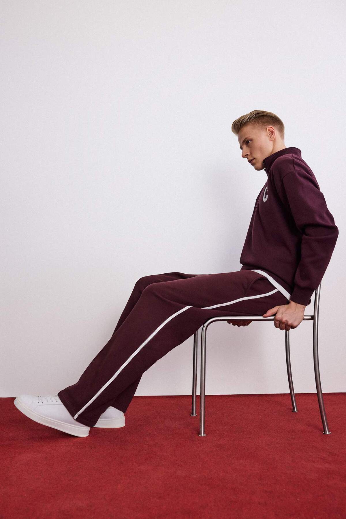 Defacto  Beli Bağcıklı Düz Paça Eşofman Altı G6725AX25WN - Görsel 2