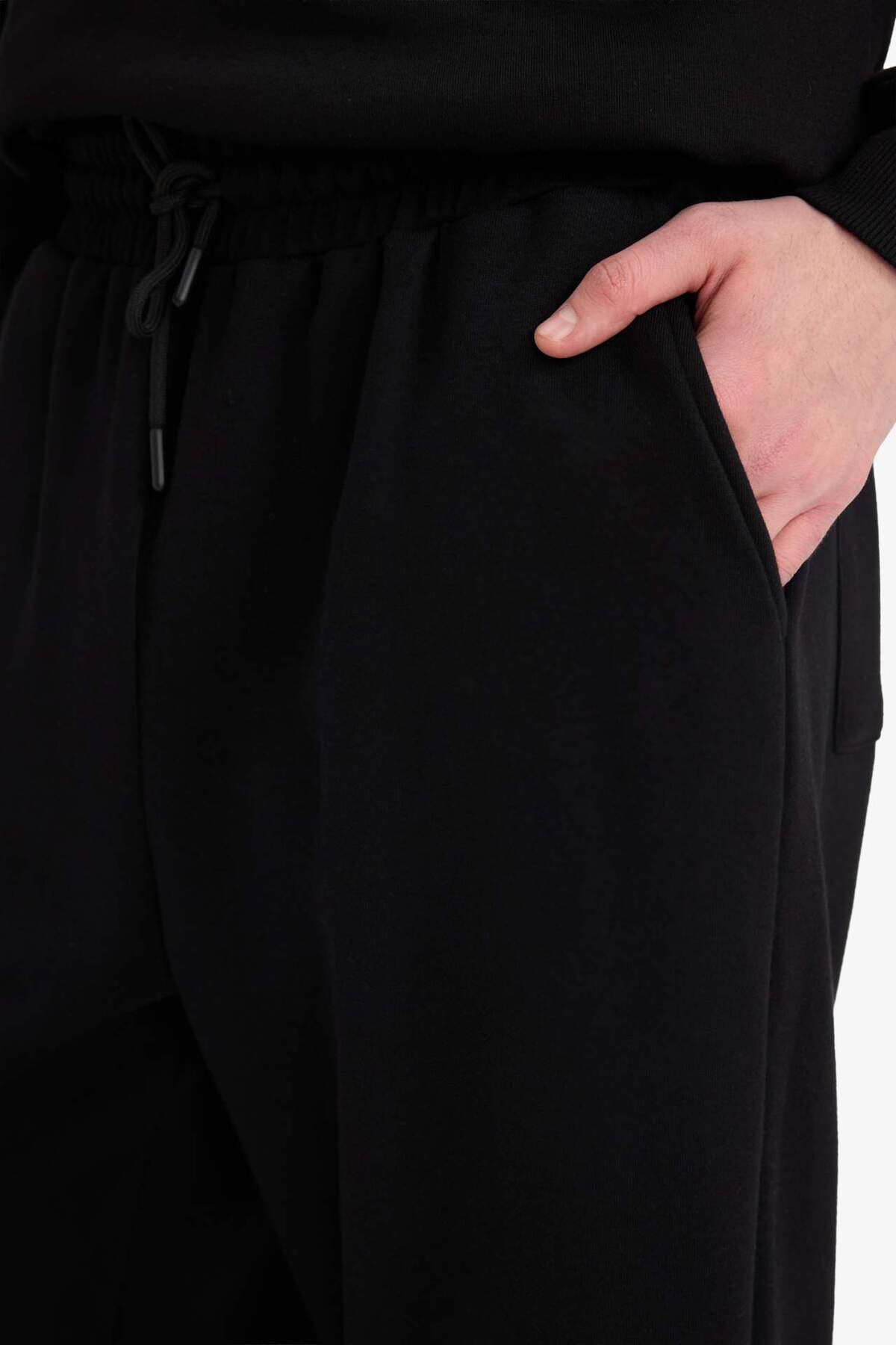 Defacto  Beli Bağcıklı Düz Paça Eşofman Altı G6751AX25AU - Görsel 4