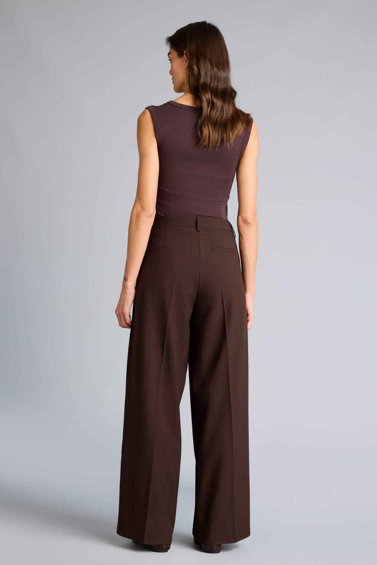 DeFacto Straight Fit Yüksek Bel Pantolon G7825AX26SP görsel 7