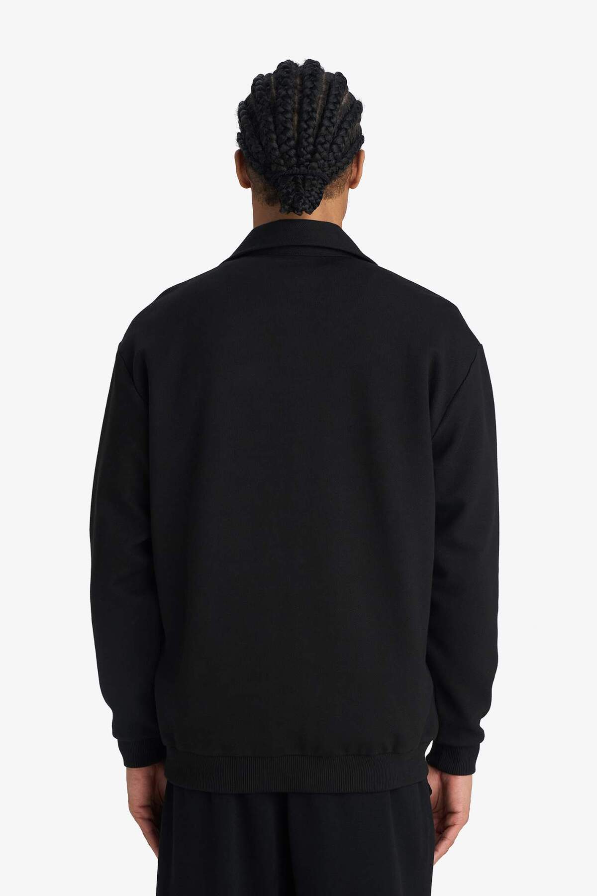 Defacto  NBA Chıcago Bulls Relax Fıt Polo Yaka Jakarlı Sweatshirt F5859AX25WN - Görsel 5