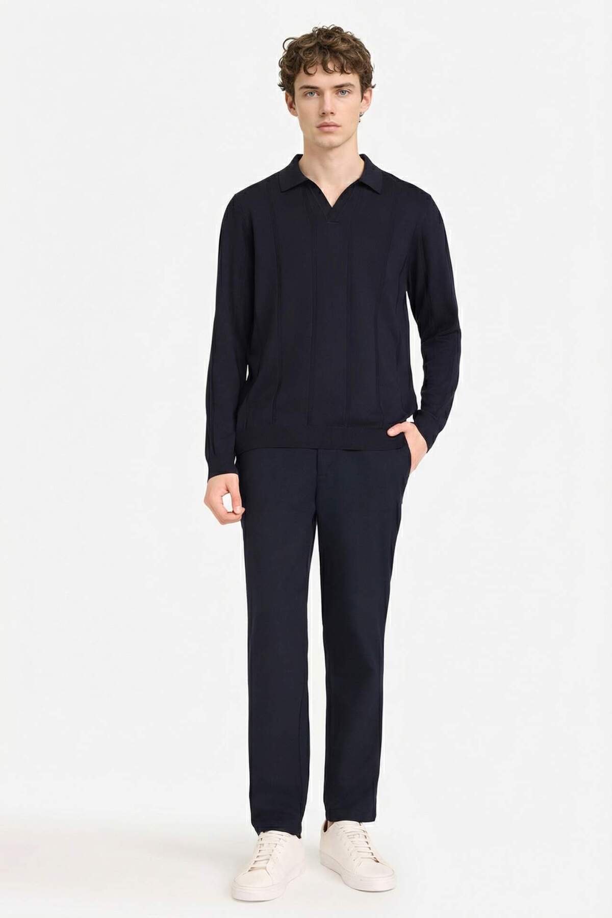 Defacto  Standart Fit Triko Kazak G6706AX25WN - Görsel 2