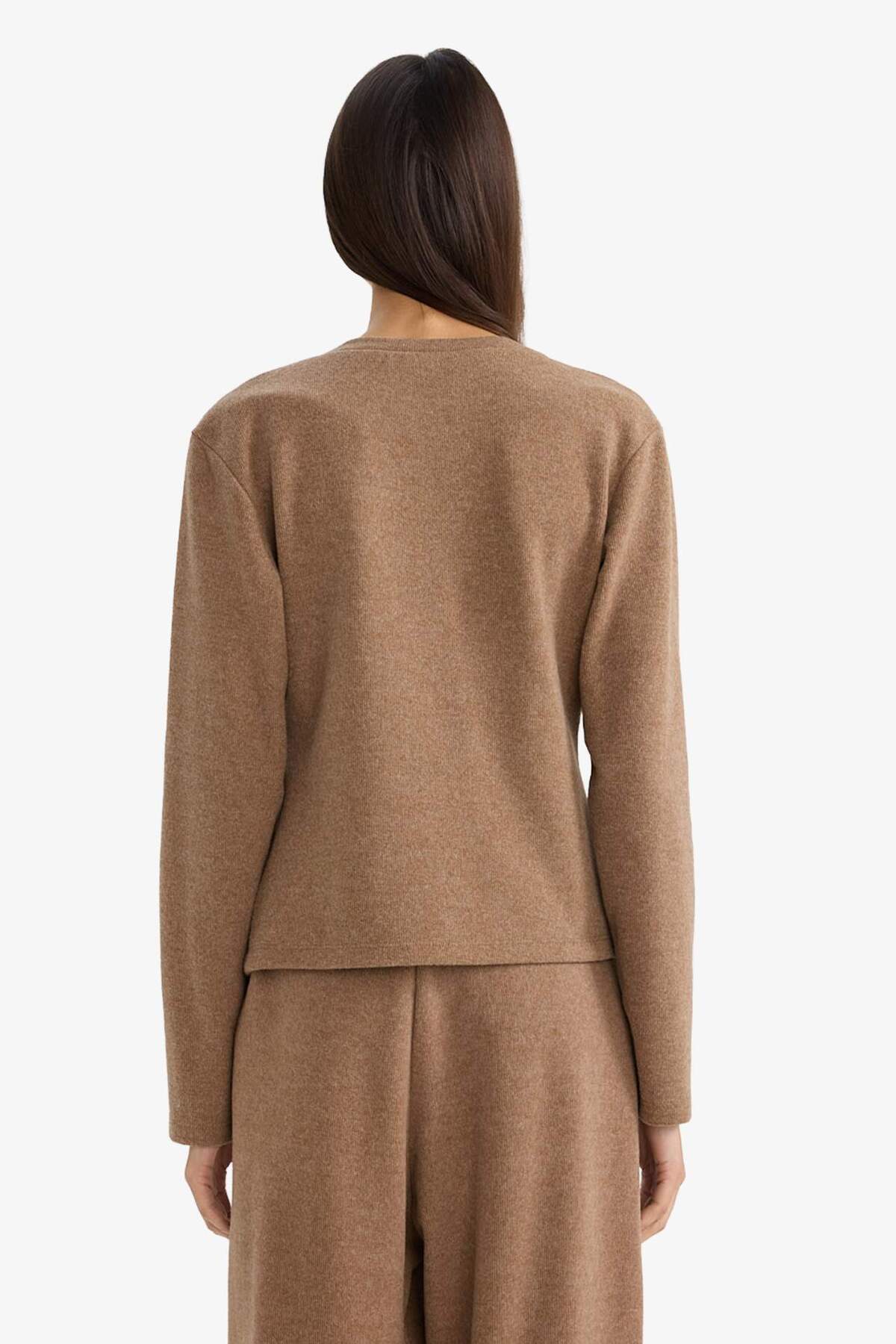 Defacto  Regular Fıt V Yaka Hırka G6331AX25WN - Görsel 5