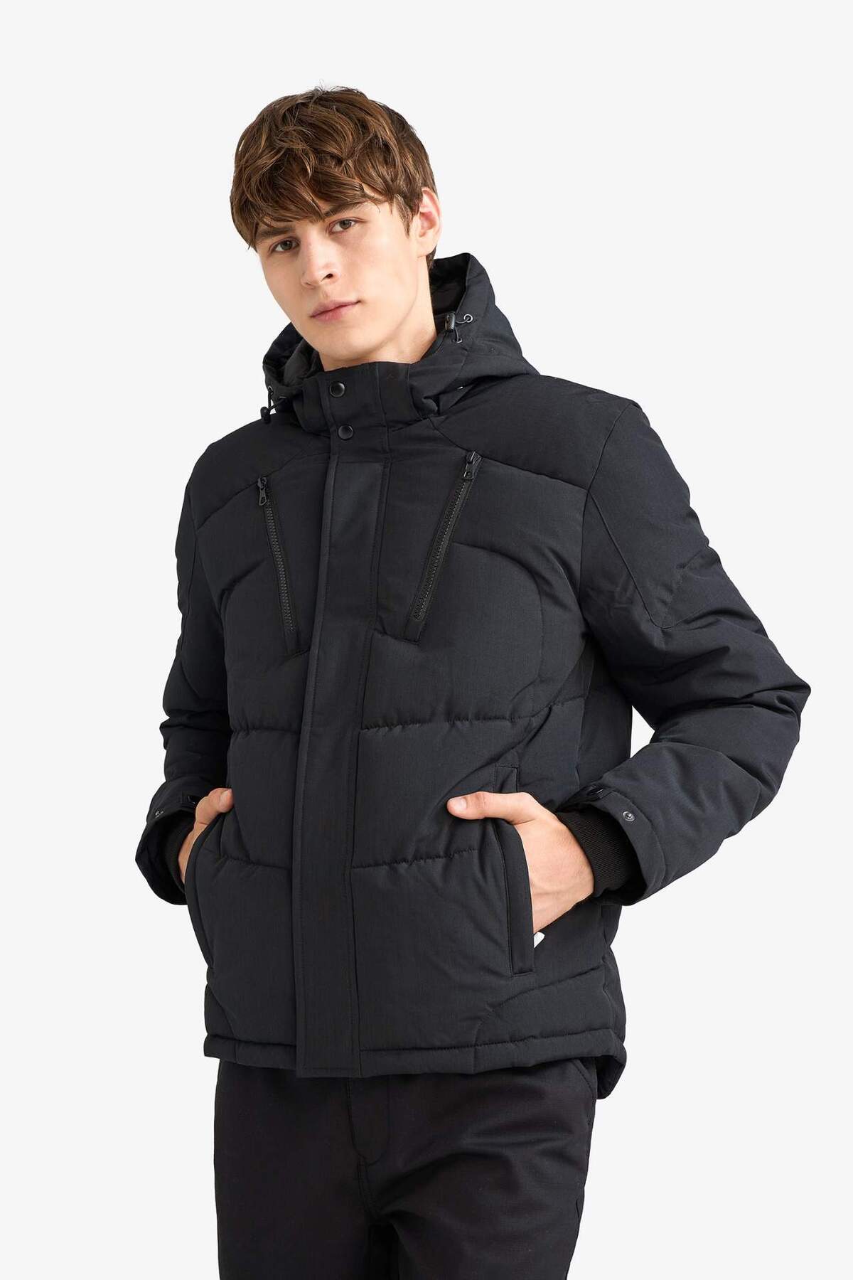 Defacto  Su İtici Slim Fit Mont F1147AX25WN - Görsel 3