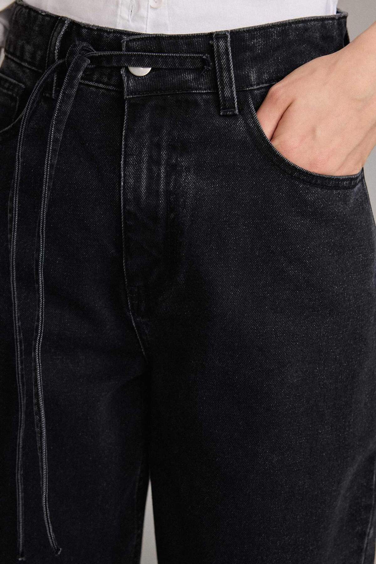 Defacto  %100 Pamuk Jean Pantolon G4854AX25WN - Görsel 4