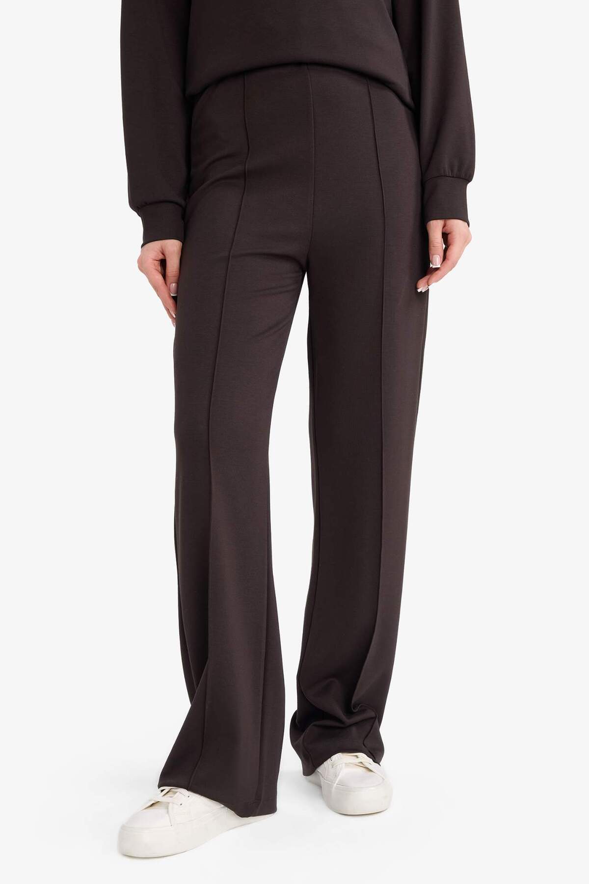 DeFacto Regular Fit Beli Lastikli Pantolon F5118AX25AU görsel 3