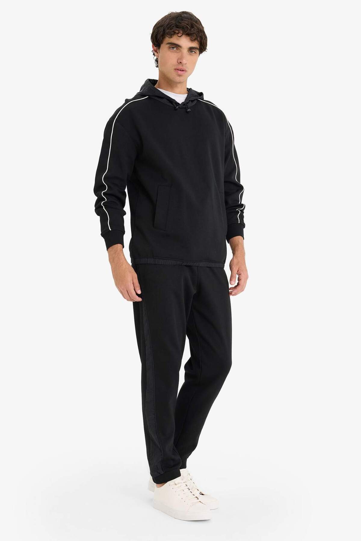 Defacto  Regular Fit Beli Bağcıklı Cepli Eşofman Altı E9745AX25AU - Görsel 5