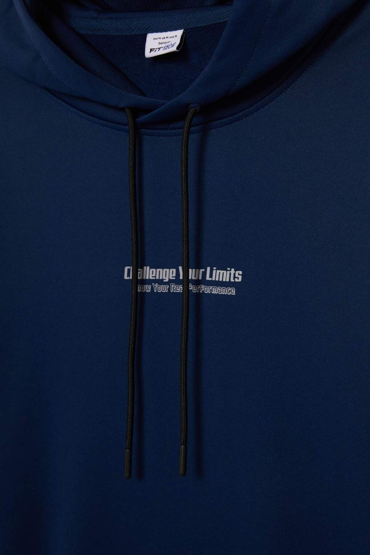 DeFacto Sıcak Tutan Standart Fit Kapüşonlu Sporcu Sweatshirt D3736AX25WN görsel 5
