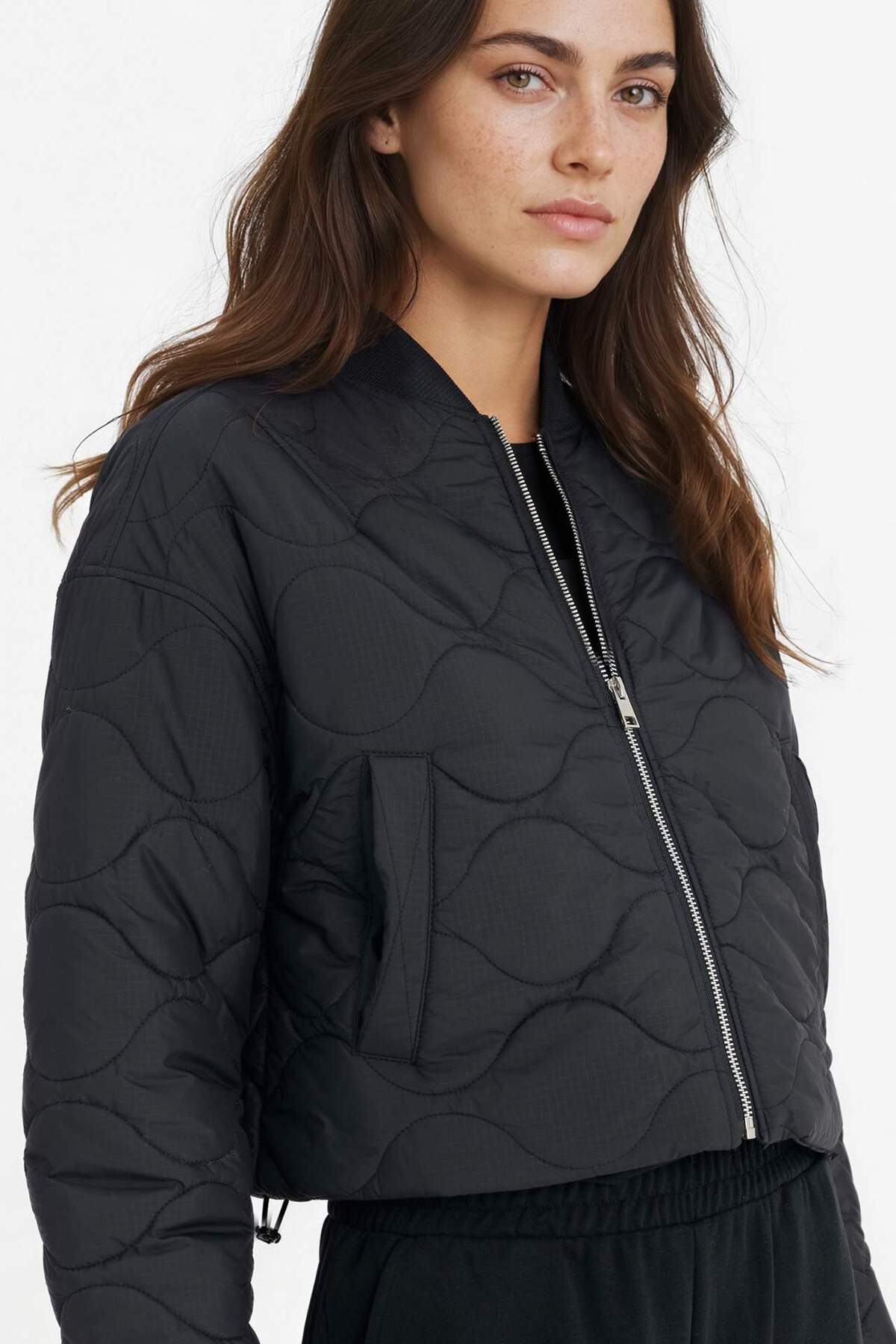 Defacto  Su Geçirmez Regular Fit Kolej Yaka Fermuarlı Bomber Mont F0031AX25AU