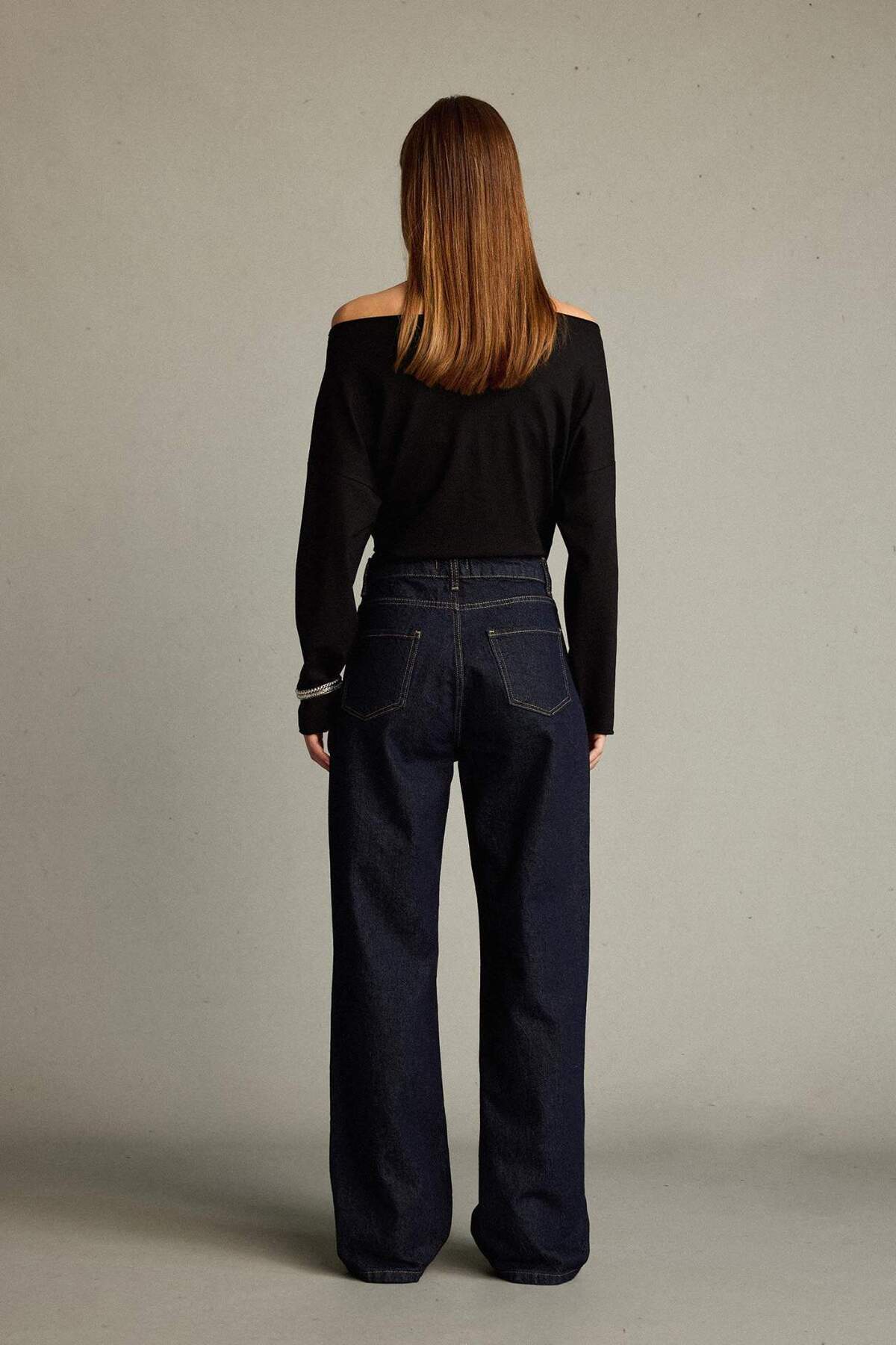 Defacto  %100 Pamuk Relax Fıt Jean Pantolon G3204AX25AU - Görsel 6