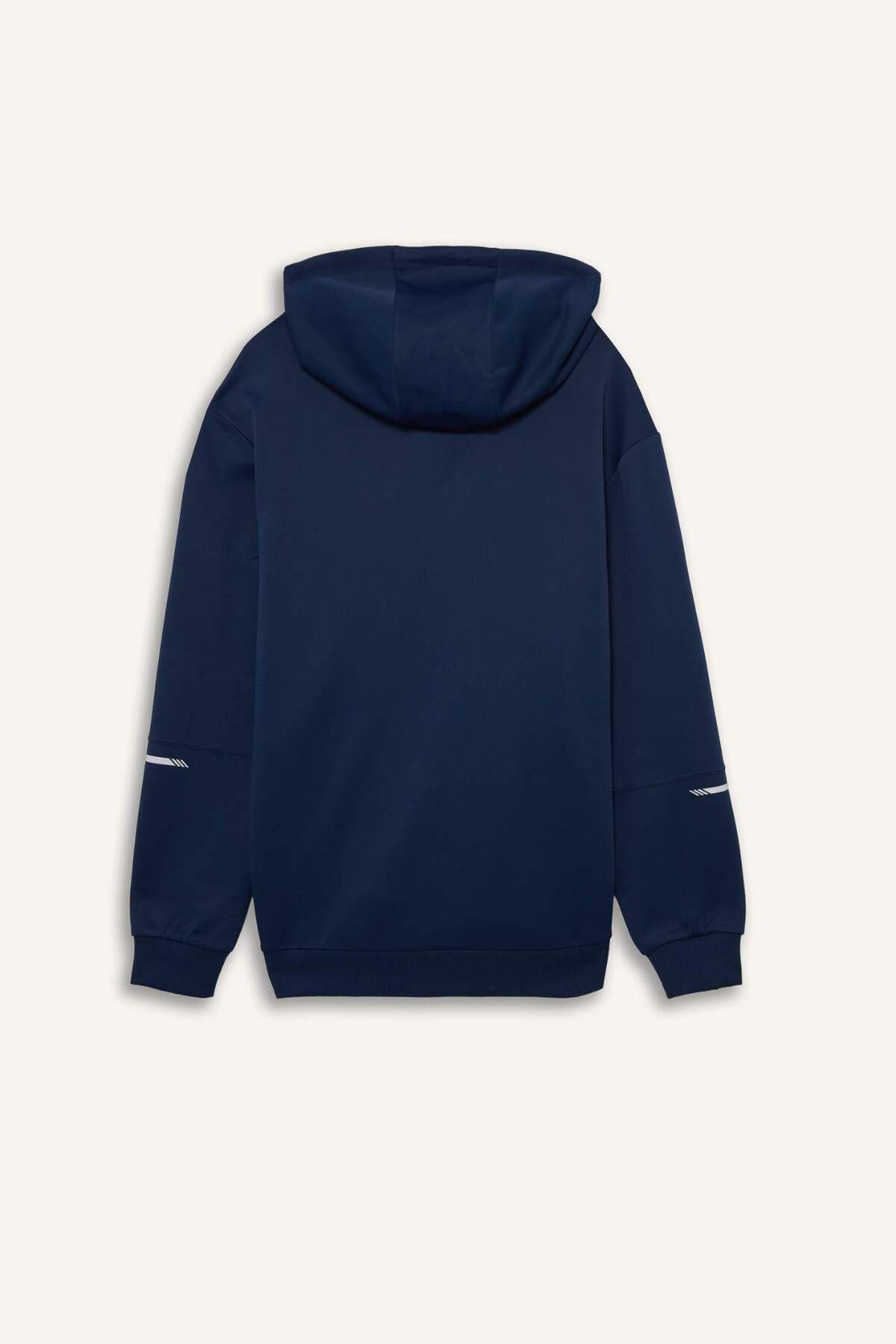DeFacto Sıcak Tutan Standart Fit Kapüşonlu Sporcu Sweatshirt D3736AX25WN görsel 6