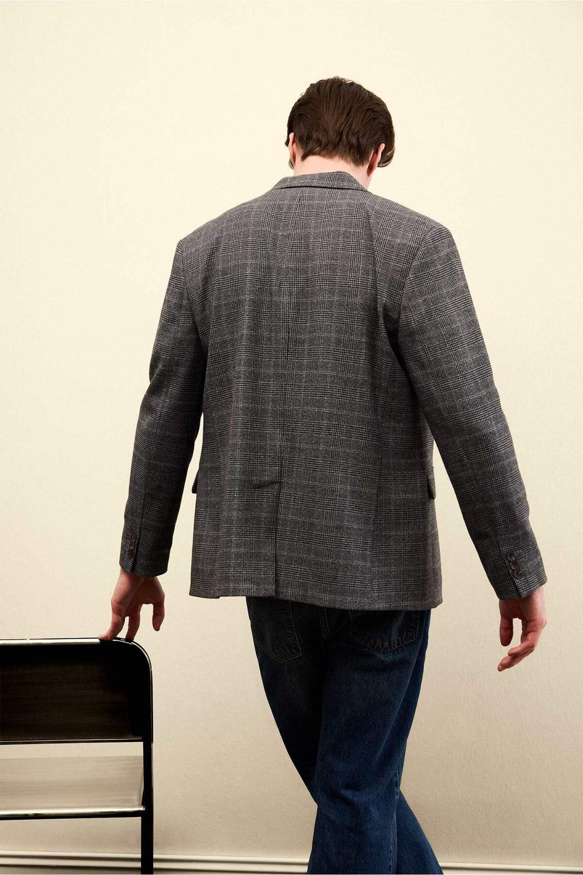 Defacto  Modern Fıt Blazer Ceket F7673AX25AU - Görsel 5