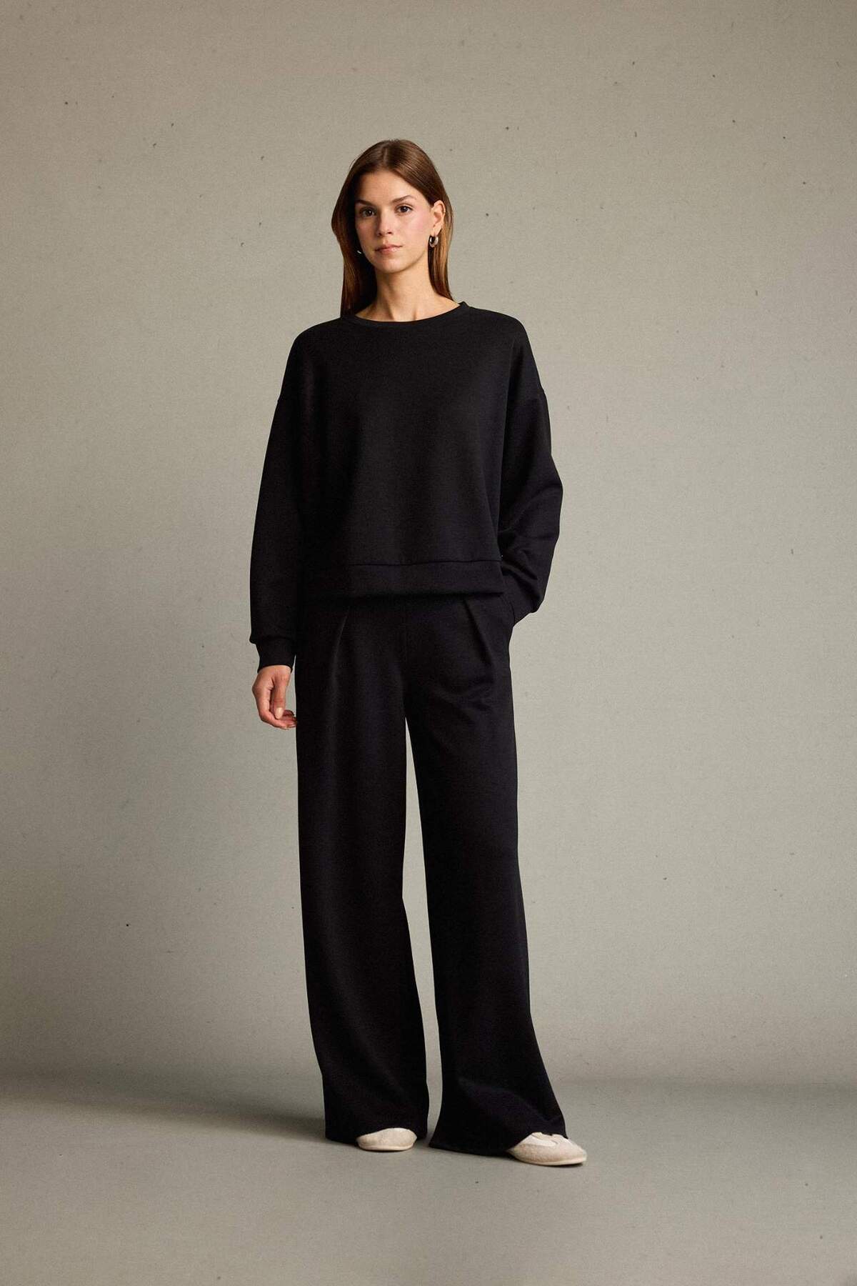 DeFacto Regular Fit Normal Bel Düz Paça Modal Pantolon G2911AX25AU