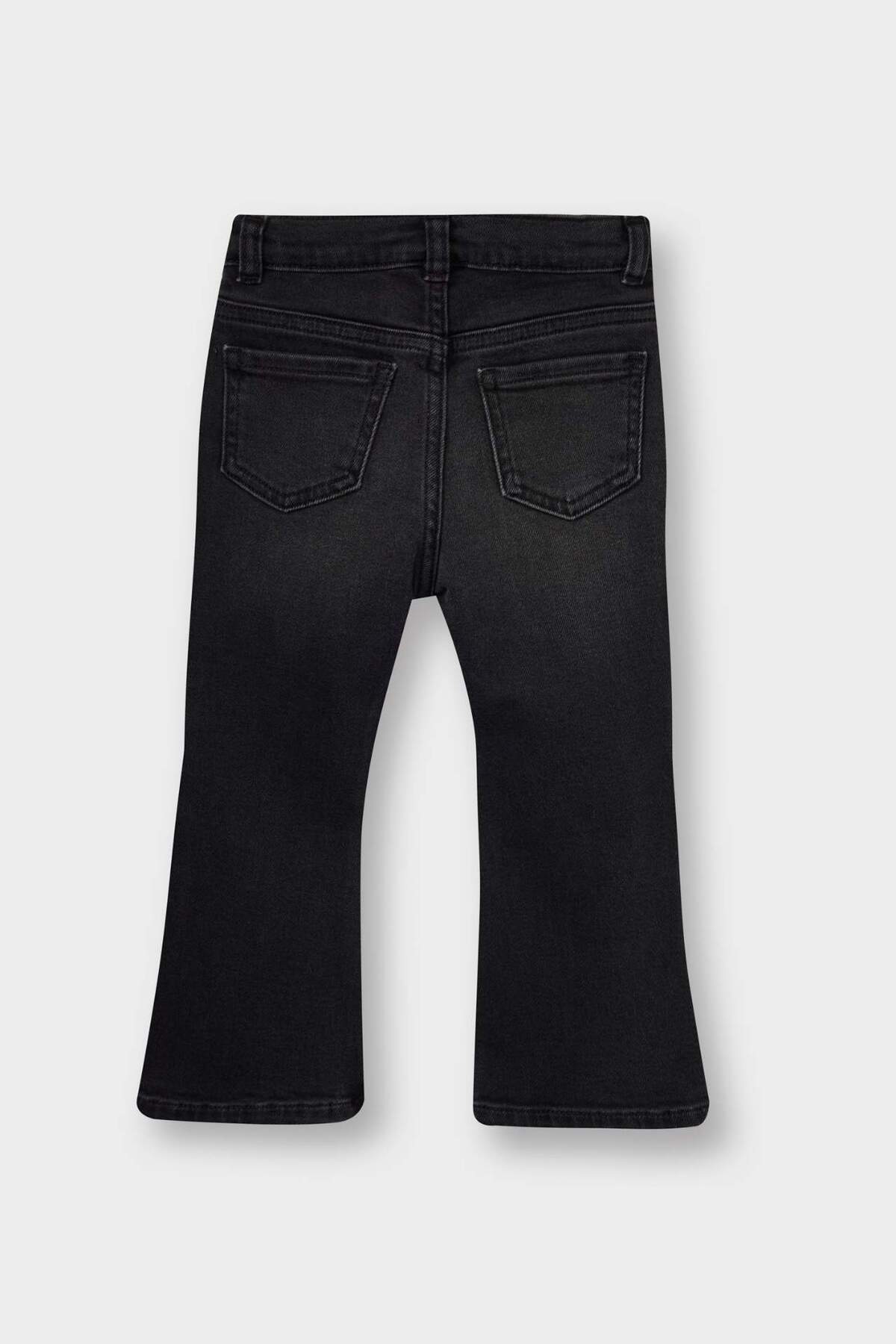 Defacto Flare Fit Jean Pantolon Kız Bebek F0486A525AU fotoğrafı 3 (önizleme)