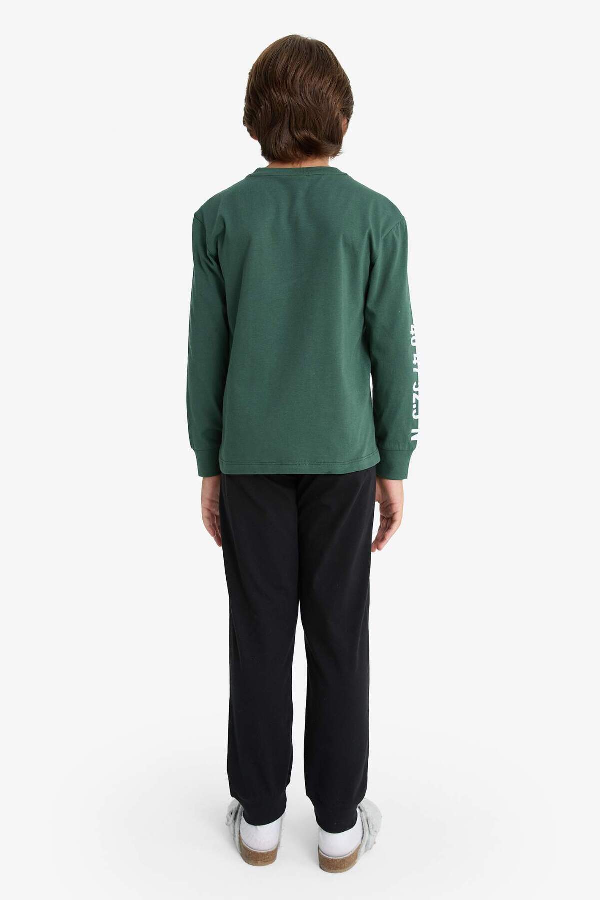 Defacto %100 Pamuklu Baskılı Pijama Takımı Erkek Çocuk F3346A825WN fotoğrafı 7 (önizleme)