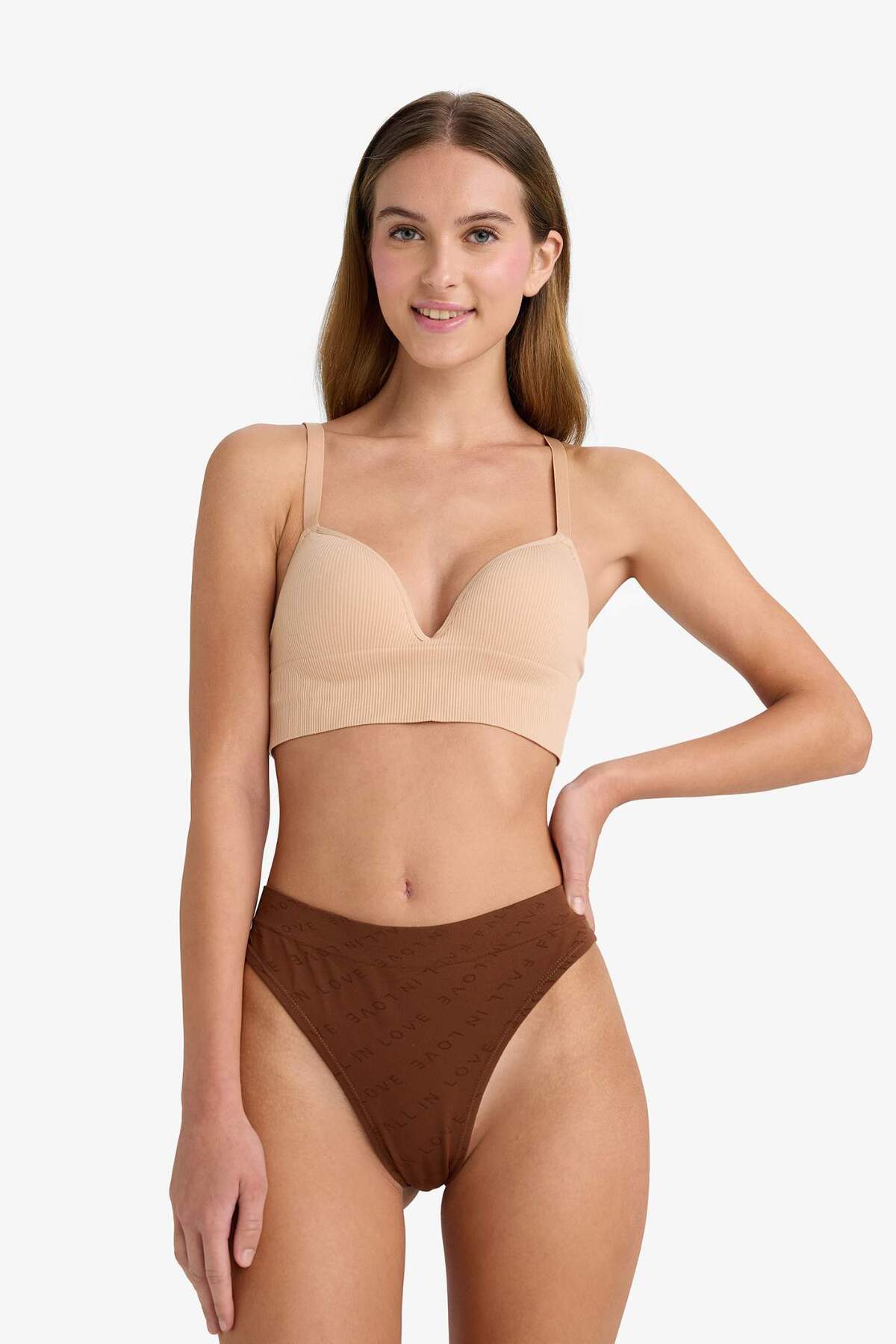 DeFacto Seamless 2'li Brief Külot F1203AX25AU görsel 3