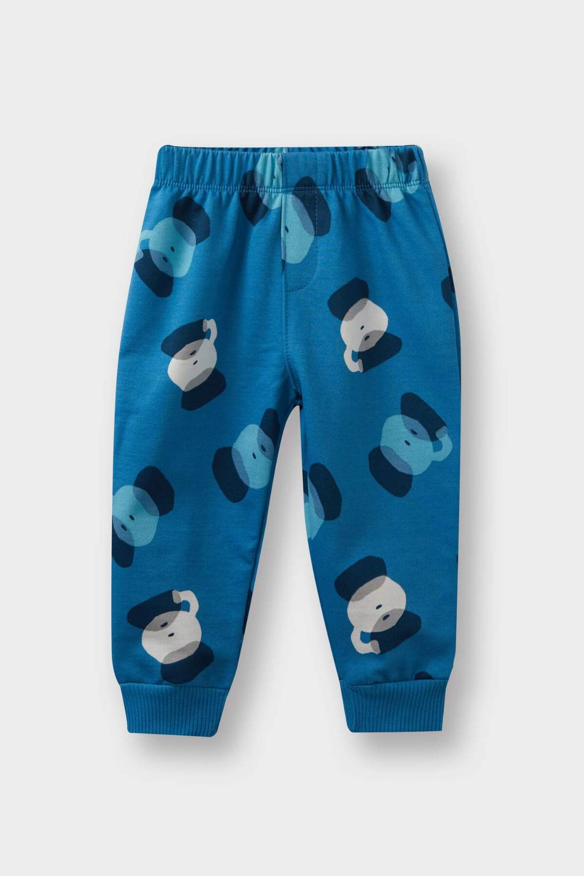 Defacto Erkek Bebek 2'li Takım Desenli Sweatshirt Eşofman Altı F0214A525WN fotoğrafı 2 (önizleme)