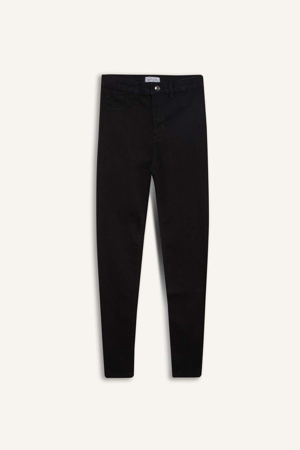 Defacto  Kısa Geniş Paça Yüksek Bel Bilek Boy Jean Pantolon F2940AX25WN - Görsel 6