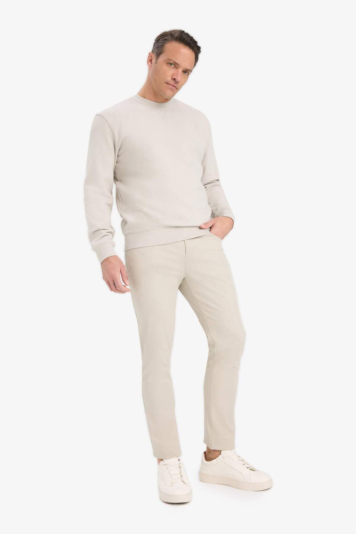 Defacto  %100 Pamuk Basic Sweatshirt E8339AX25AU - Görsel 2