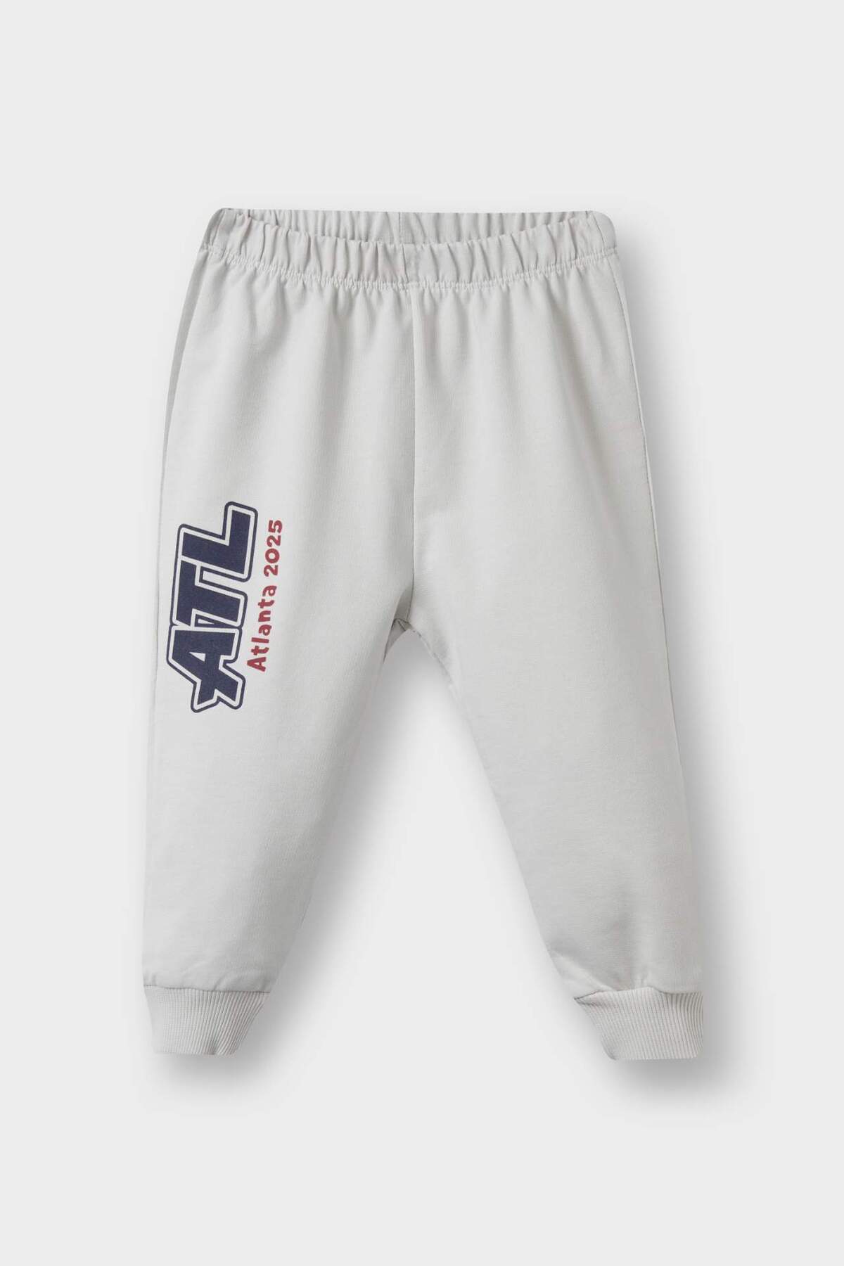 Defacto 2li Takım Okul Baskılı Sweatshirt Eşofman Altı Erkek Bebek F3301A525AU fotoğrafı 2 (önizleme)