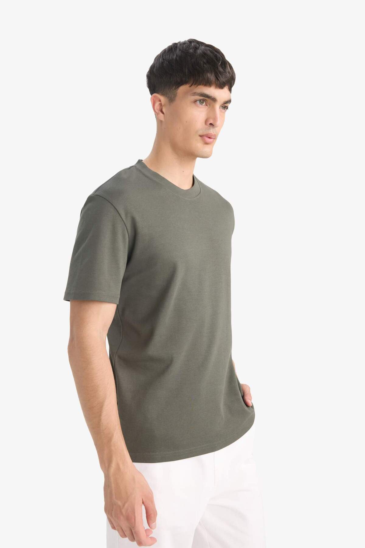 Defacto  %100 Pamuk Basic Tişört E7961AX25AU - Görsel 5