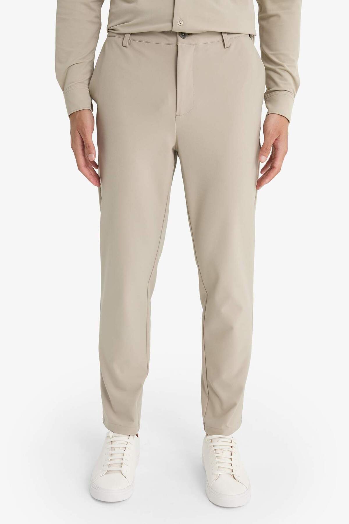 Defacto  Tailored Regular Fit Kısa Paça Esnek Kumaş Teknik Pantolon F1672AX25AU - Görsel 6