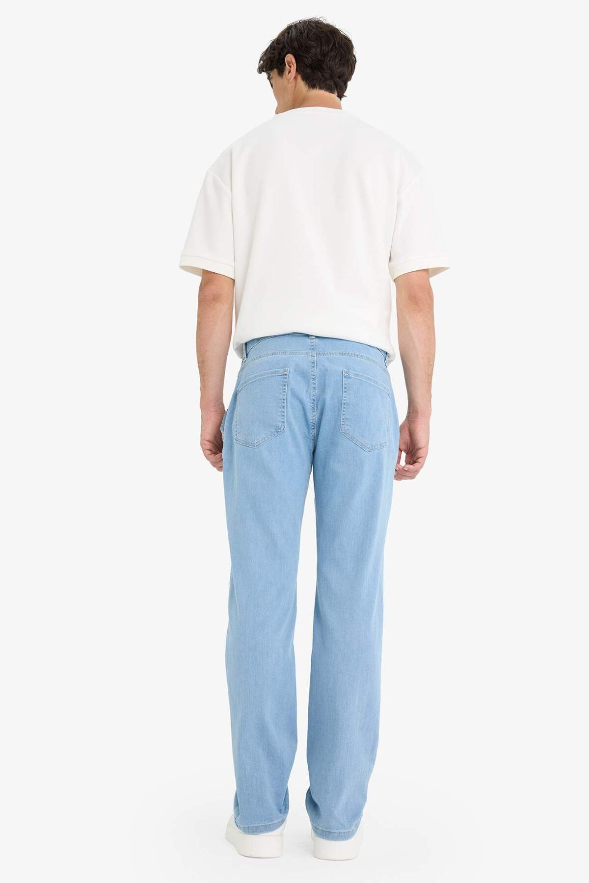 Defacto  Sergio Regular Fit Normal Bel Boru Paça Jean Pantolon F5646AX25AU - Görsel 7