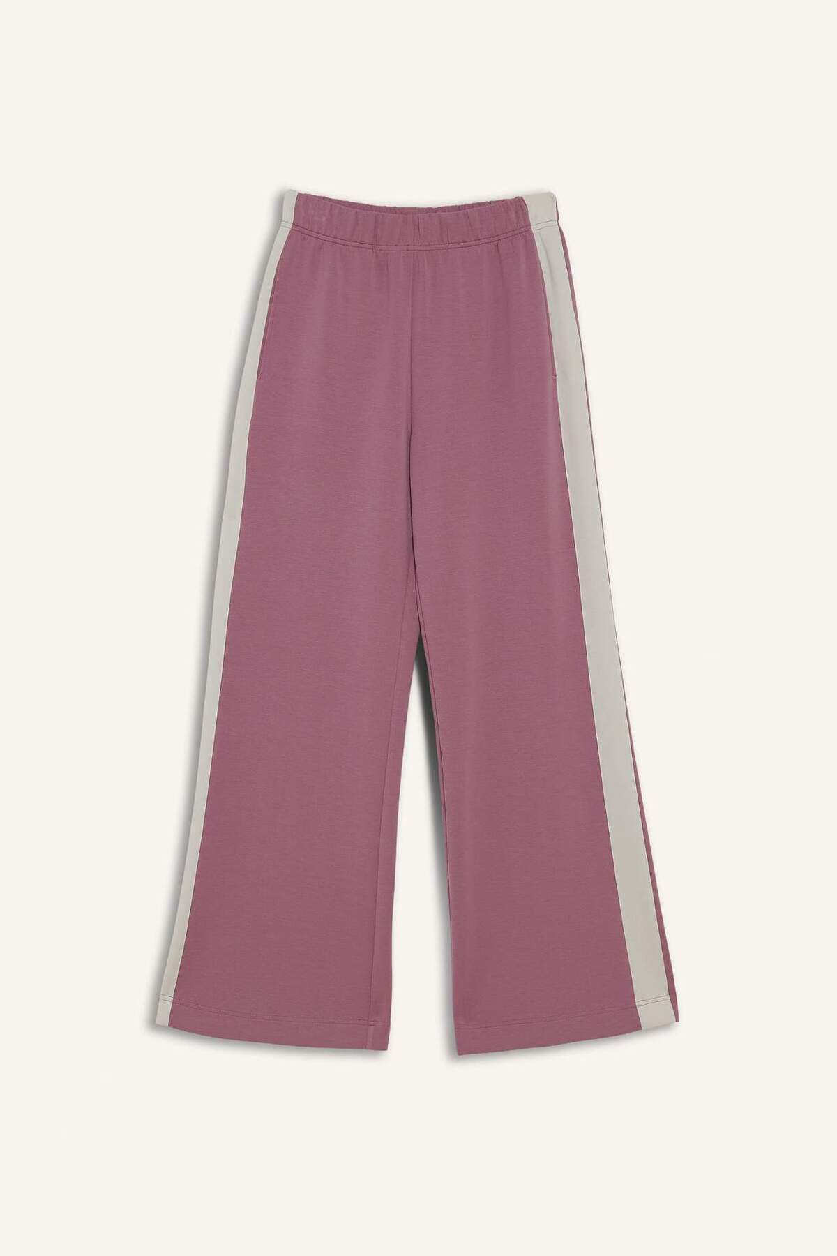 Defacto  Wide Leg Geniş Paça Standart Boy Soft Touch Modal Sporcu Pantolon E8956AX25AU - Görsel 8