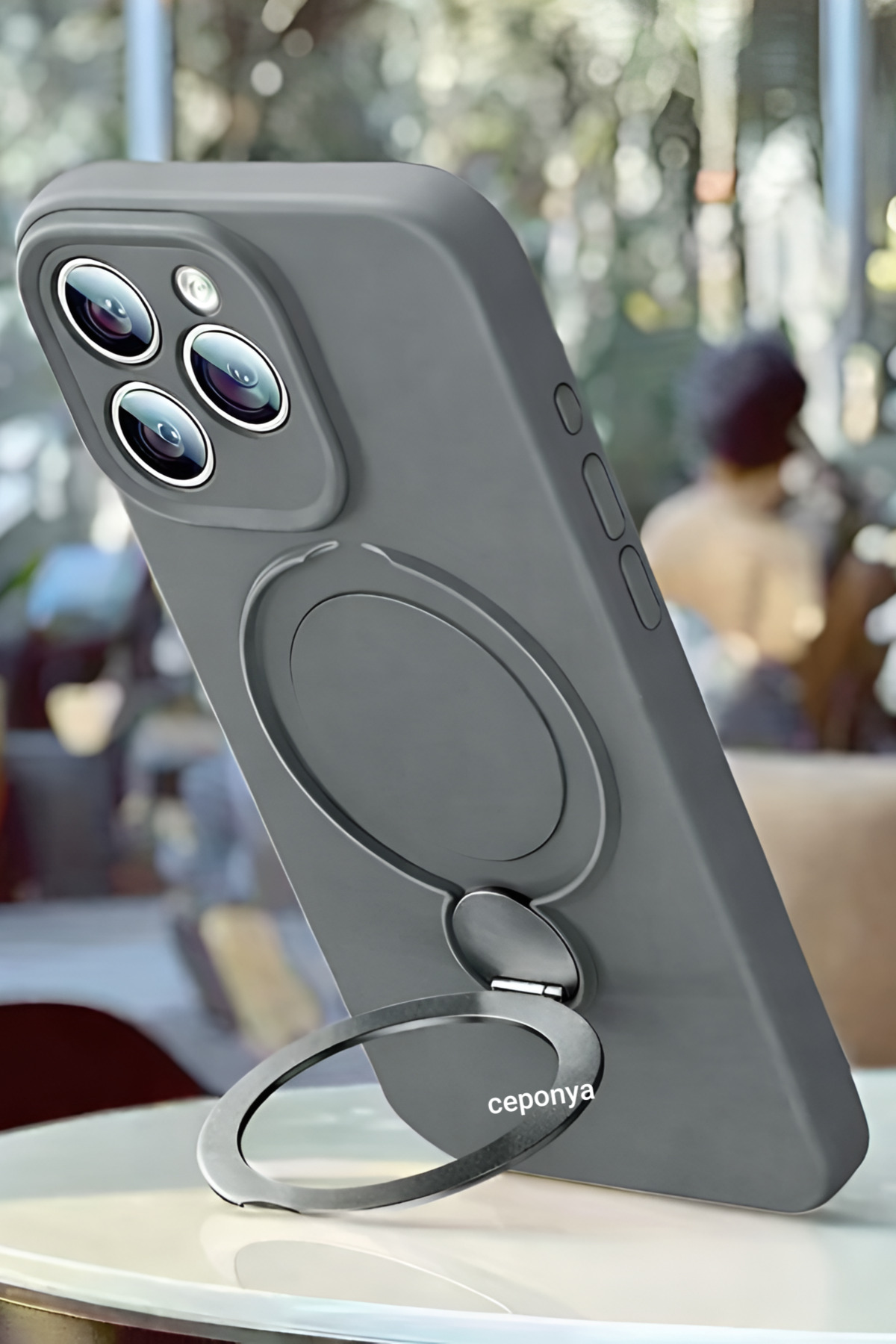 Tecno Spark 40 Case Sensitive Touch Samara Cover with Magsafe Charging Stand