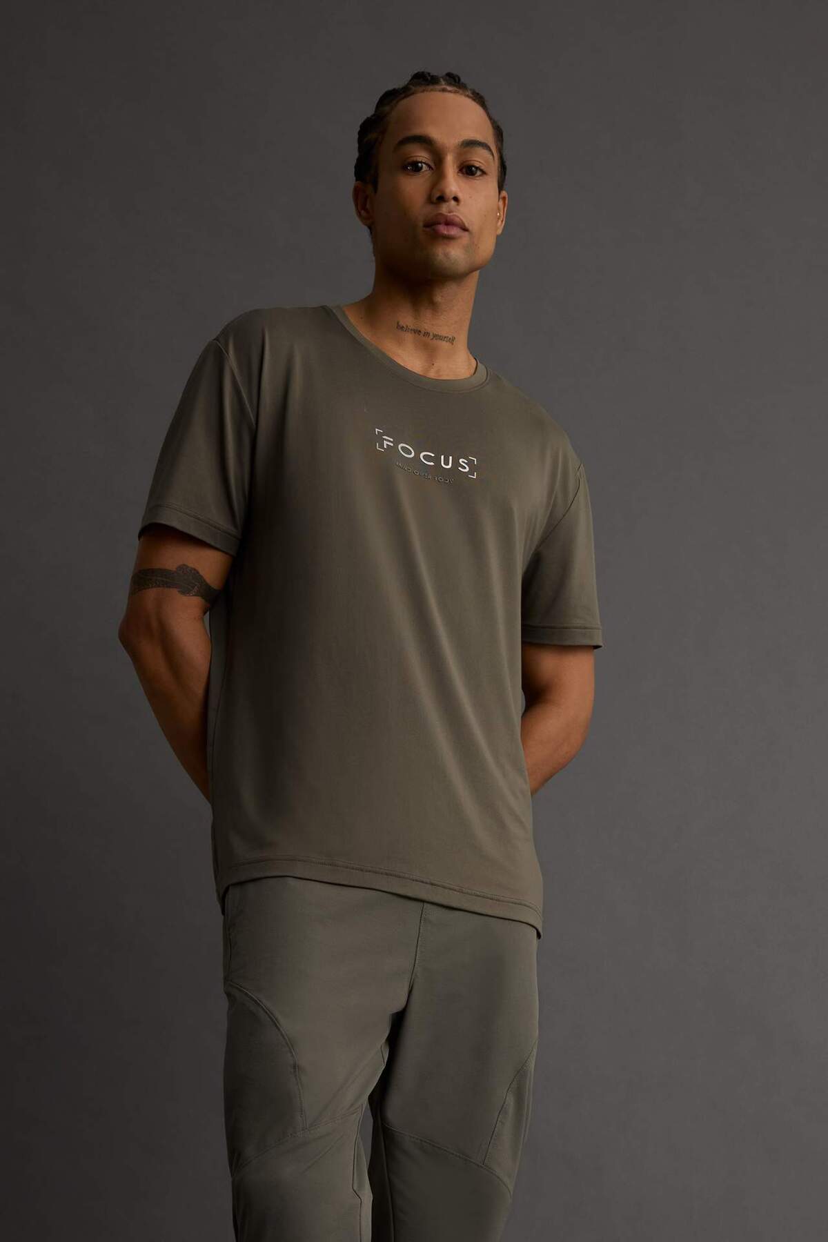 Defacto Ultra Soft Standard Fit Soft Touch Crew Neck Printed Short Sleeve T-Shirt C9268Ax25Au