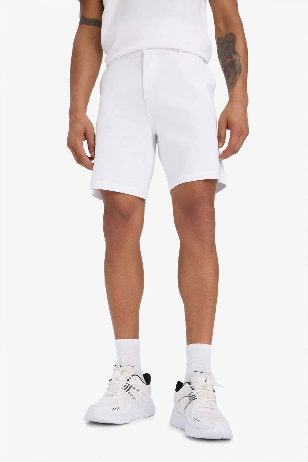 DeFacto Standart Fit Sporcu Kısa Paça Şort B1170AX25SP görsel 5