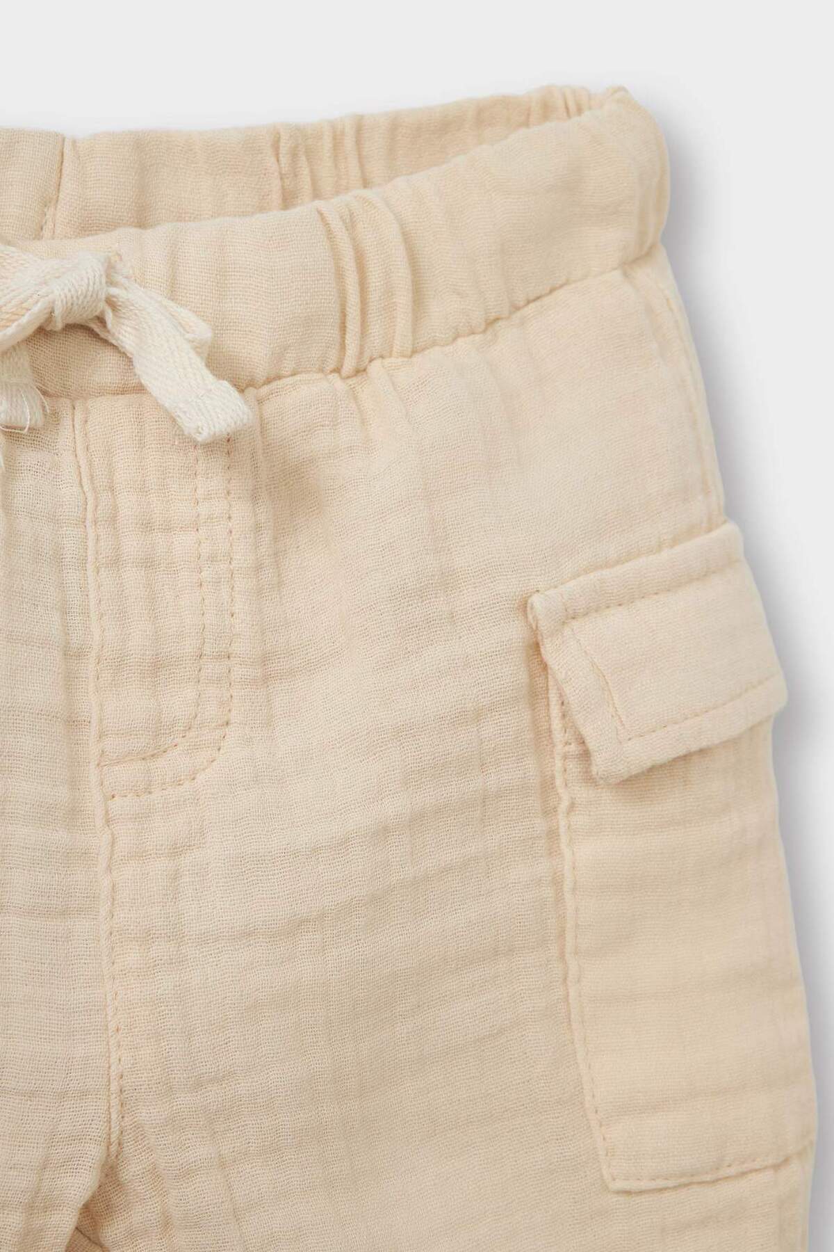 Defacto Beli Lastikli Müslin Şort Erkek Bebek F0367A525SM fotoğrafı 2 (önizleme)