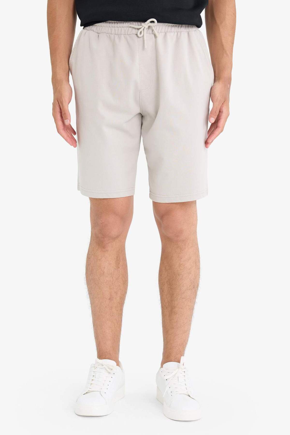 DeFacto Slim Fit Cepli Pamuklu Basic Bermuda Şort W1105AZ25SP görsel 4