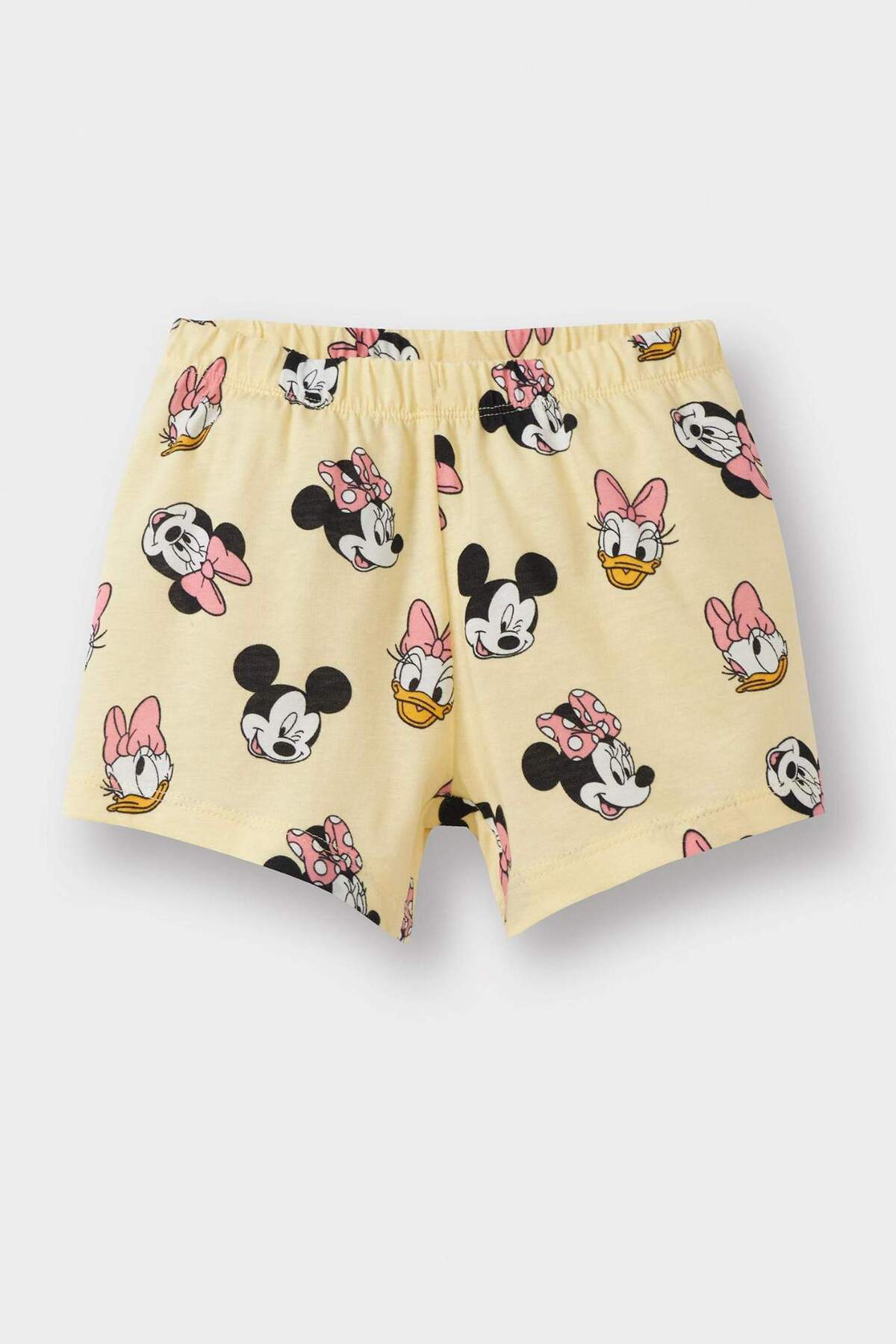 Defacto Kız Bebek Disney Mickey & Minnie Pijama Takımı Kısa Kollu Penye Esnek Belli Şort E4652a525hs fotoğrafı 6 (önizleme)