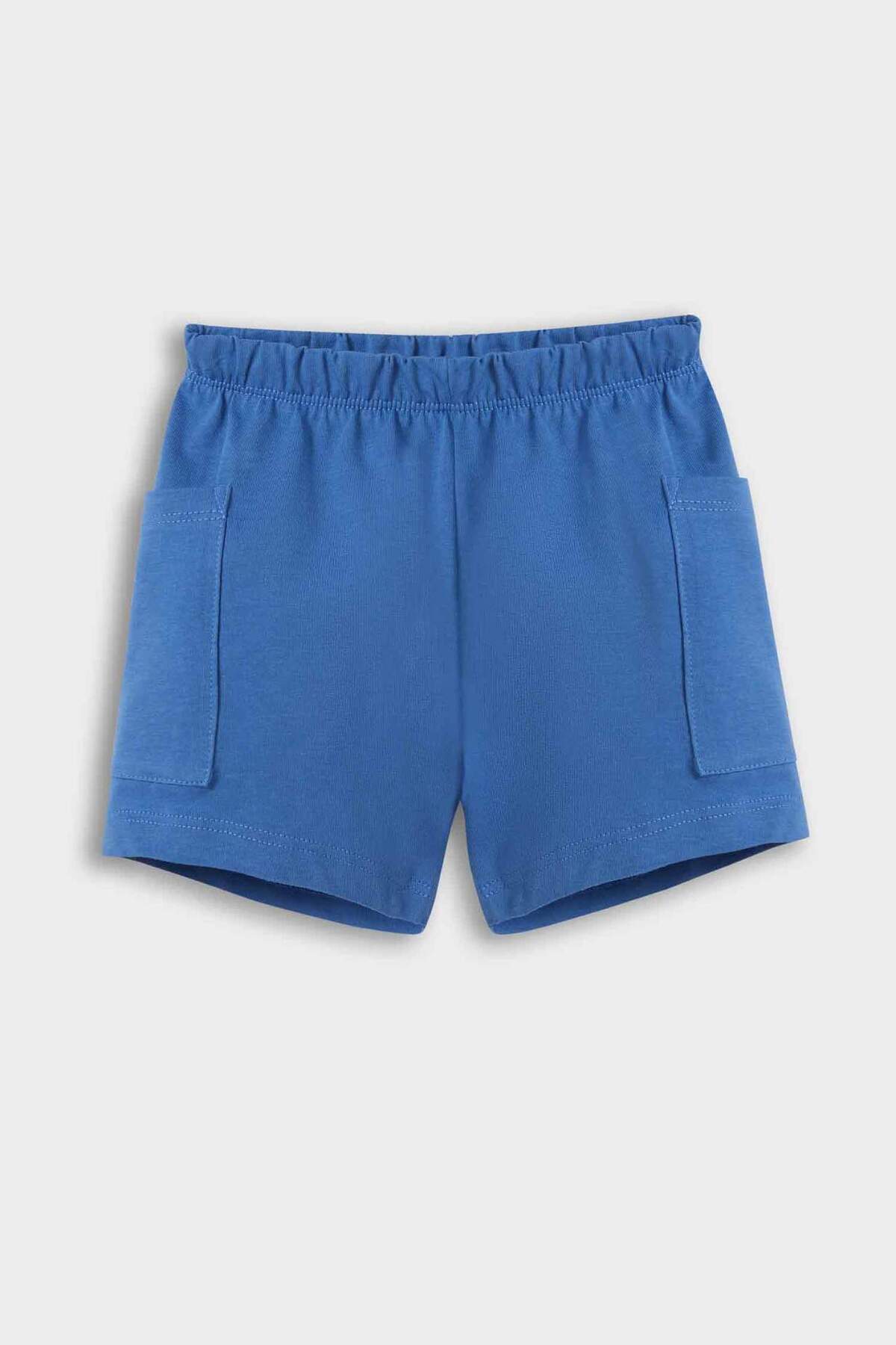 Defacto 2'li Takım Palmiye Baskılı Kısa Kollu Tişört Beli Lastikli Şort Erkek Bebek E6838A525SM fotoğrafı 2 (önizleme)